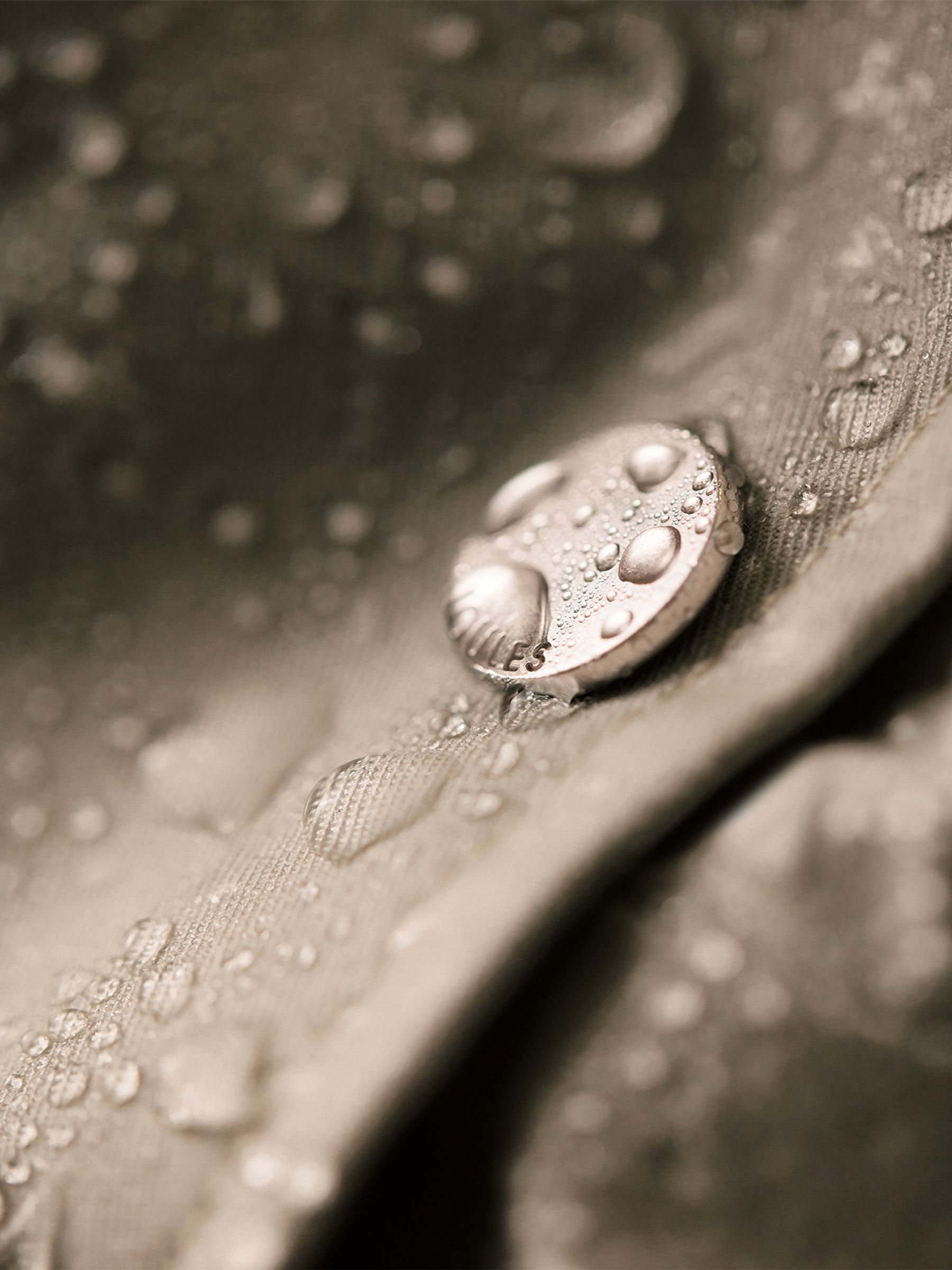 Padstow Brown Waterproof Raincoat With Hood - Image 9 of 9