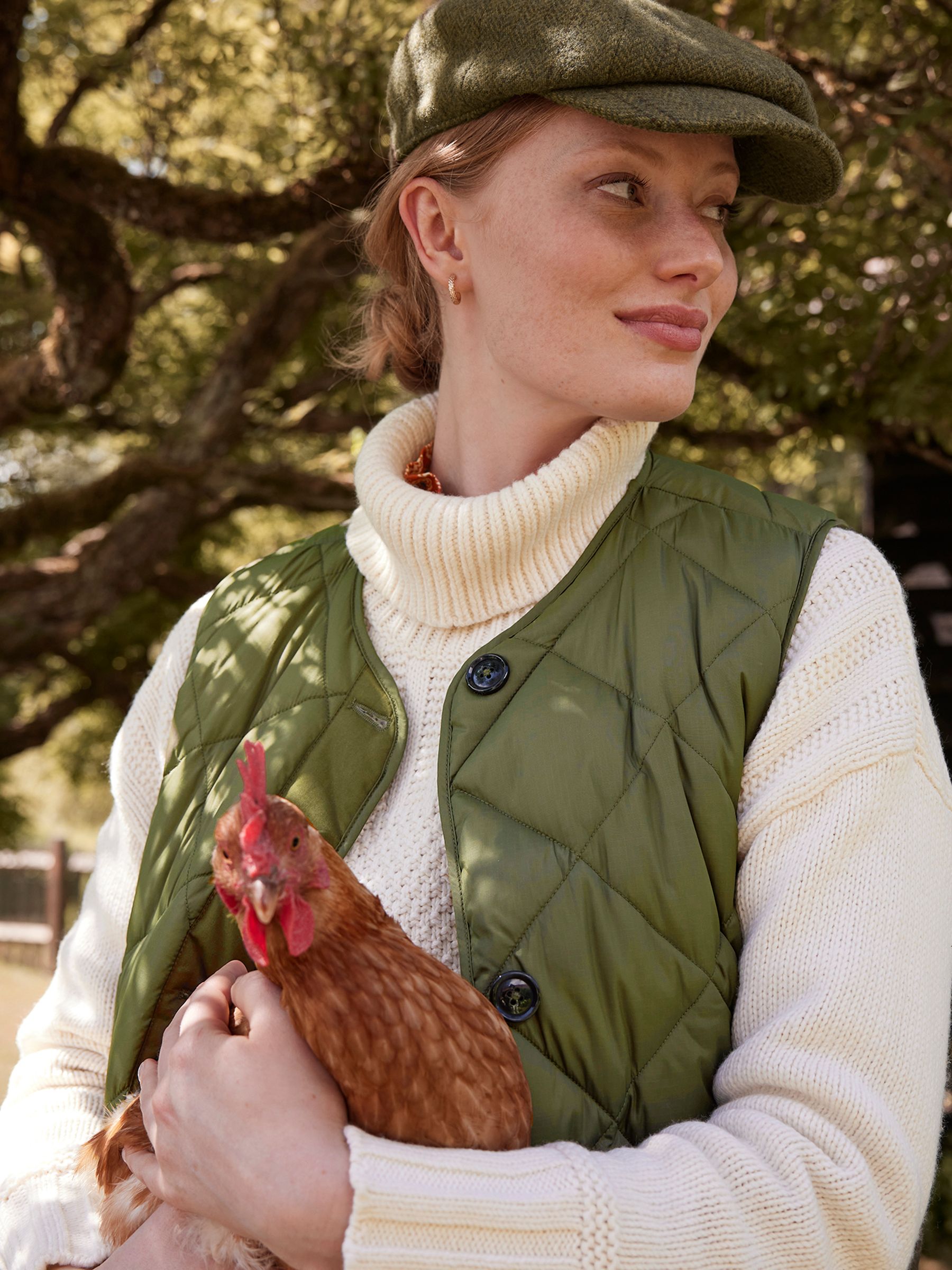 Radley Green Showerproof Diamond Quilted Gilet - Image 6 of 7