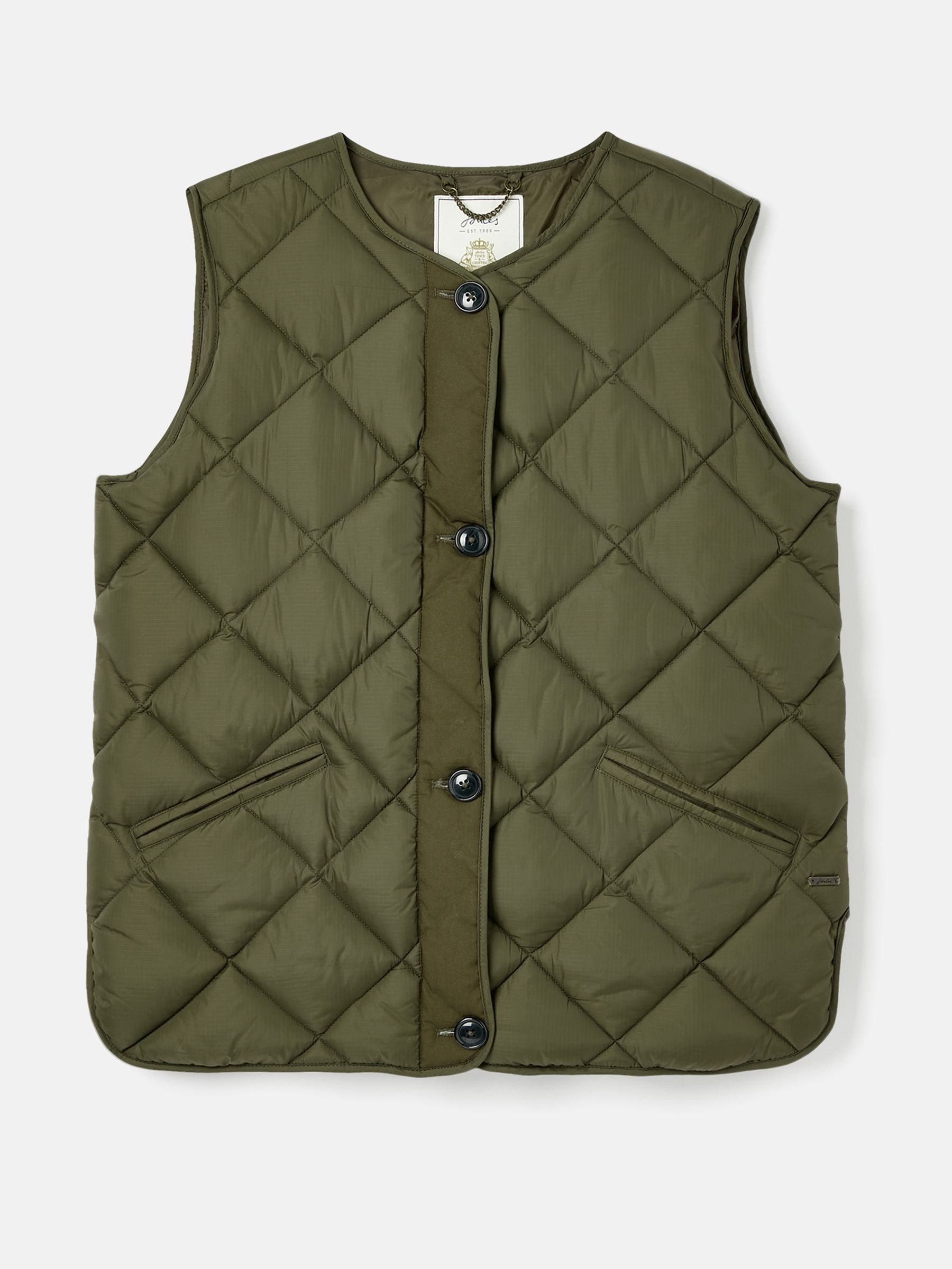 Radley Green Showerproof Diamond Quilted Gilet - Image 7 of 7