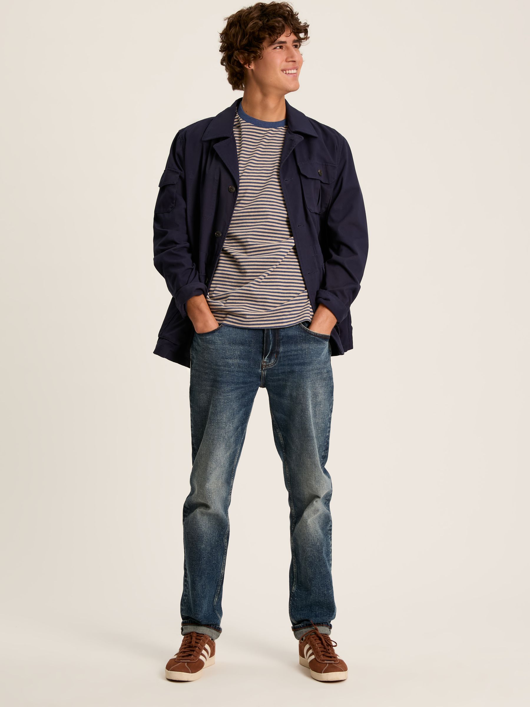 Boathouse Navy Blue Jersey Crew Neck T-Shirt - Image 4 of 7
