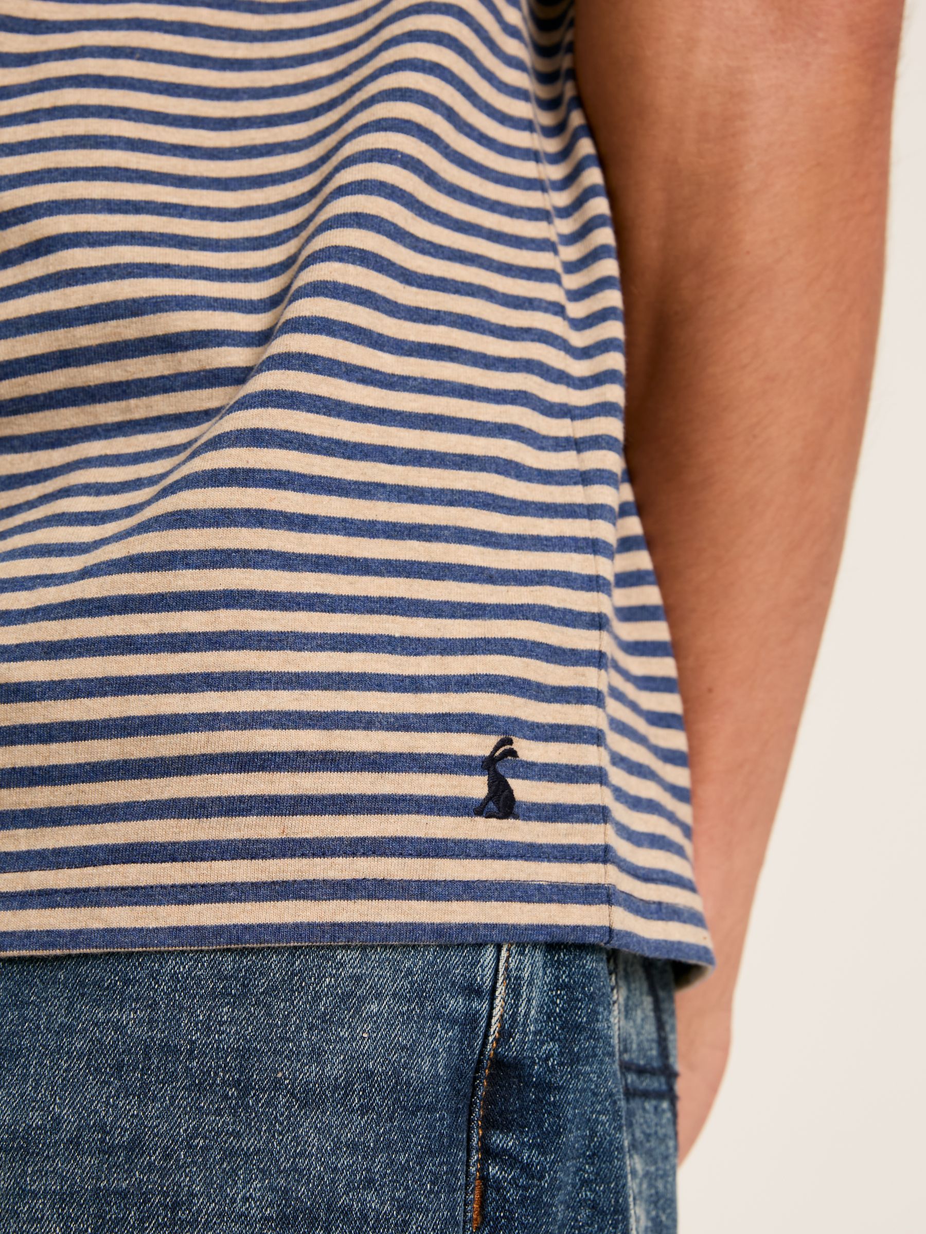Boathouse Navy Blue Jersey Crew Neck T-Shirt - Image 6 of 7