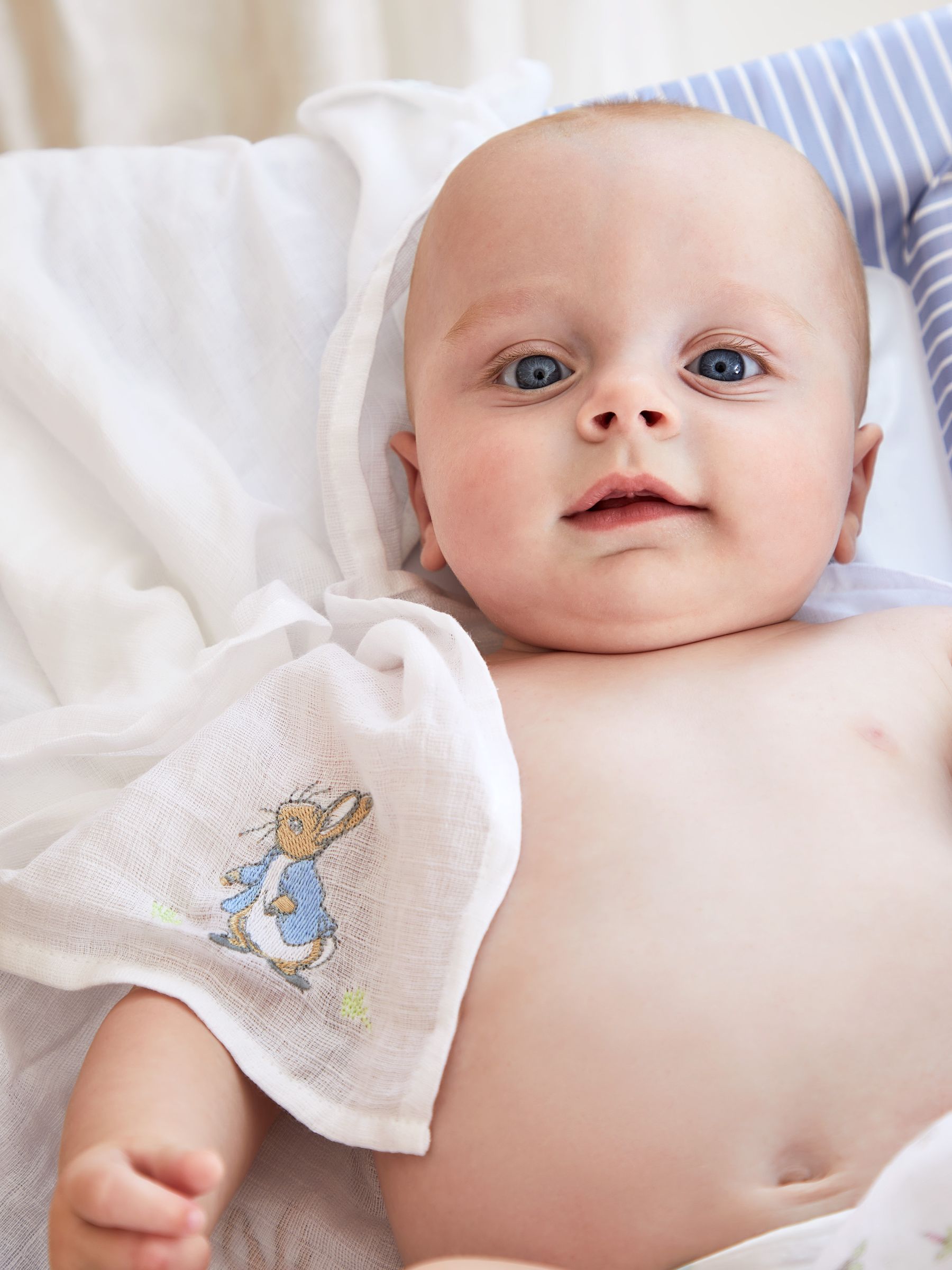 5-Pack Peter Rabbit Embroidered Muslins - Image 2 of 4