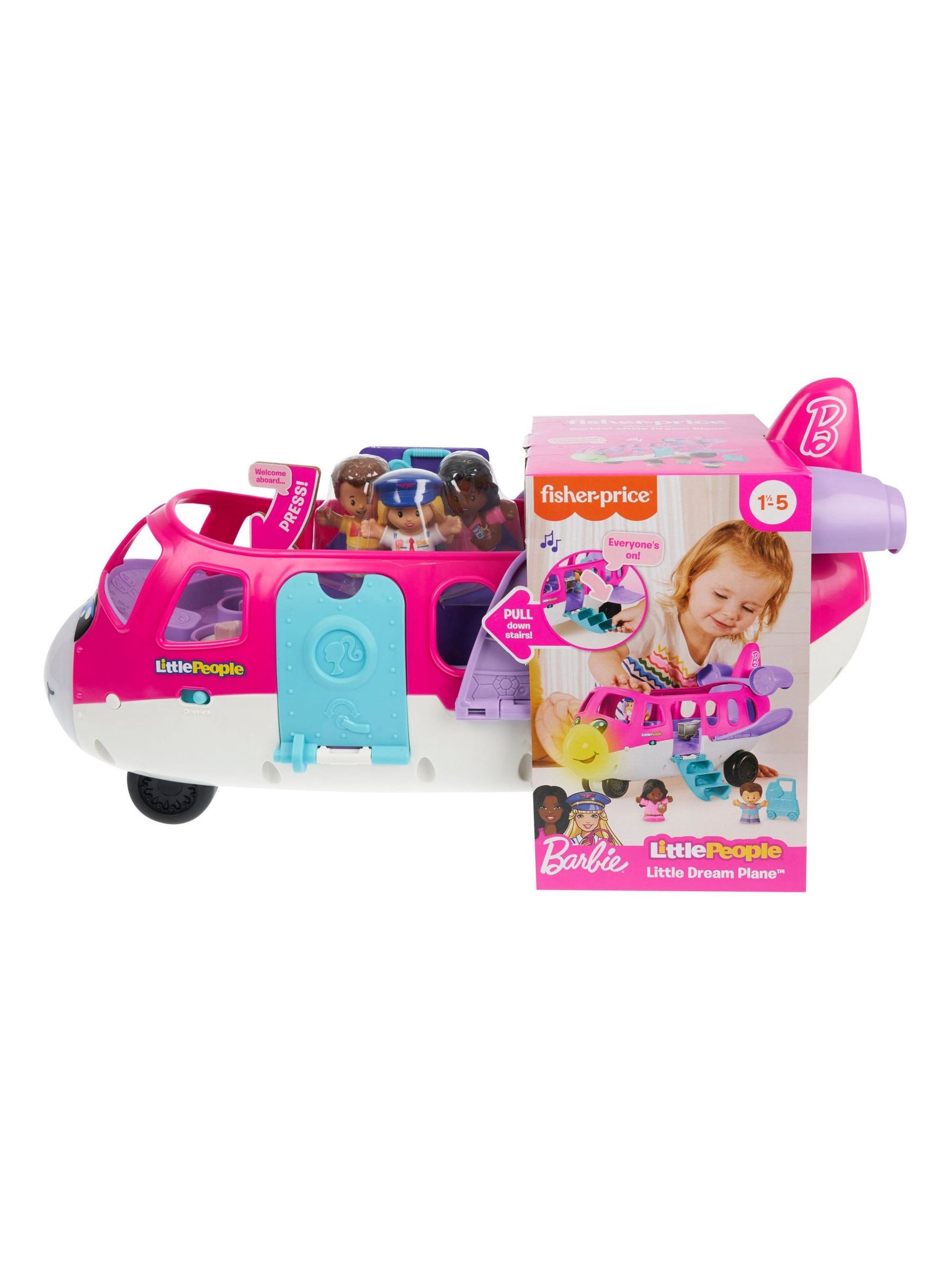 Fisher Price Little People Barbie Dreamplane - Image 2 of 4