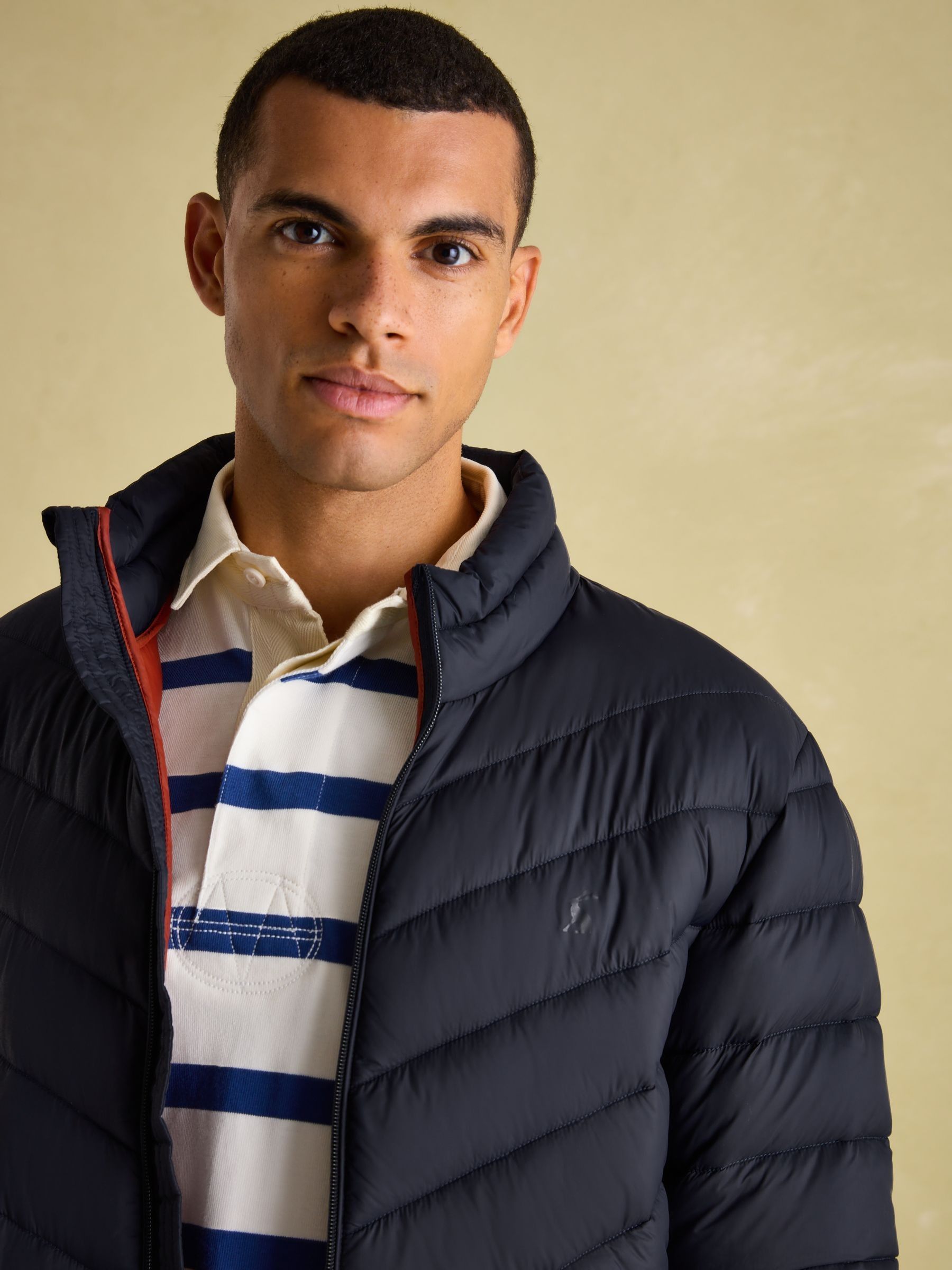 Garrett Navy Showerproof Padded Jacket - Image 5 of 6