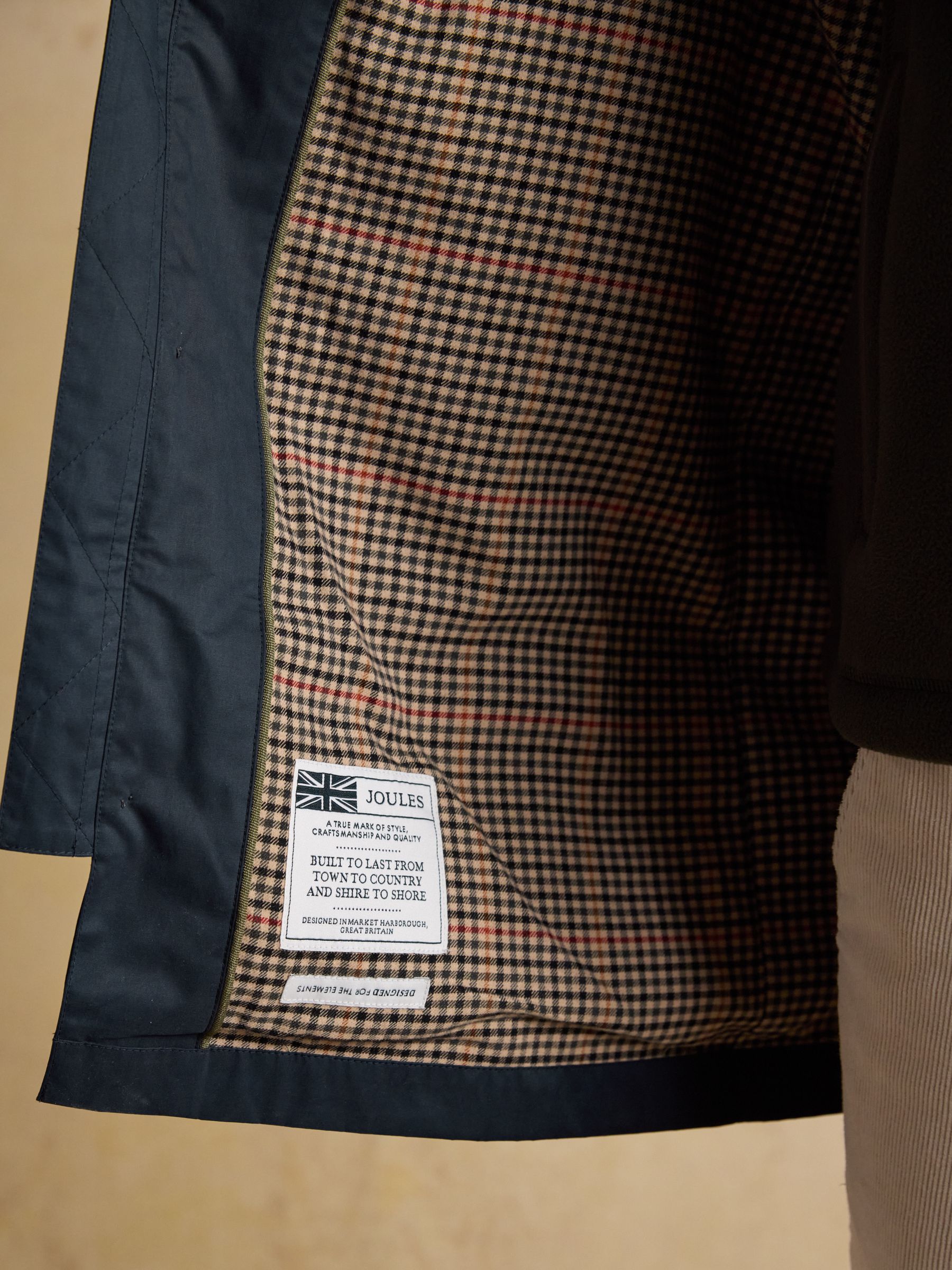 Sandford Navy Blue Waterproof Raincoat - Image 13 of 14