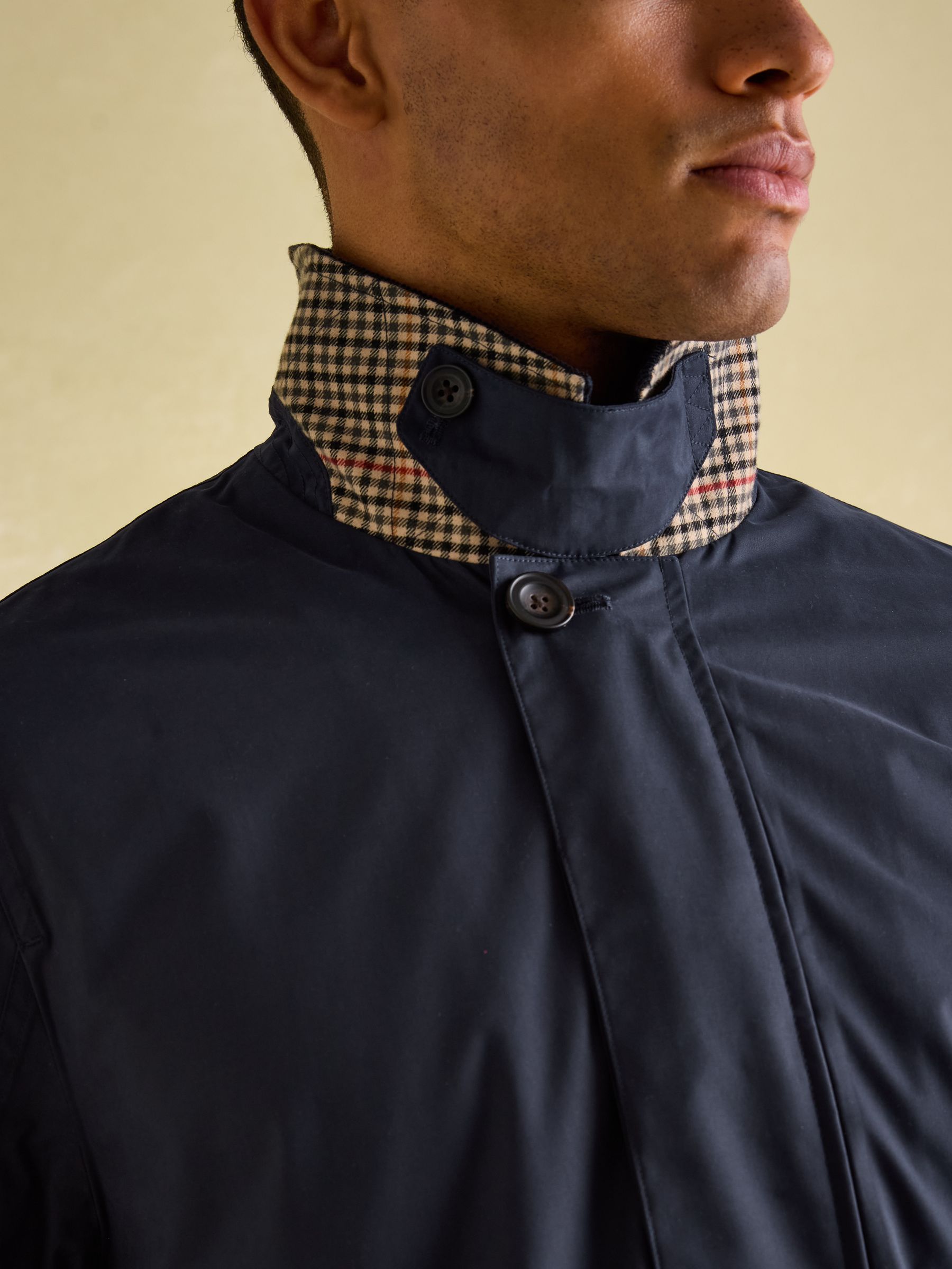 Sandford Navy Blue Waterproof Raincoat - Image 4 of 10