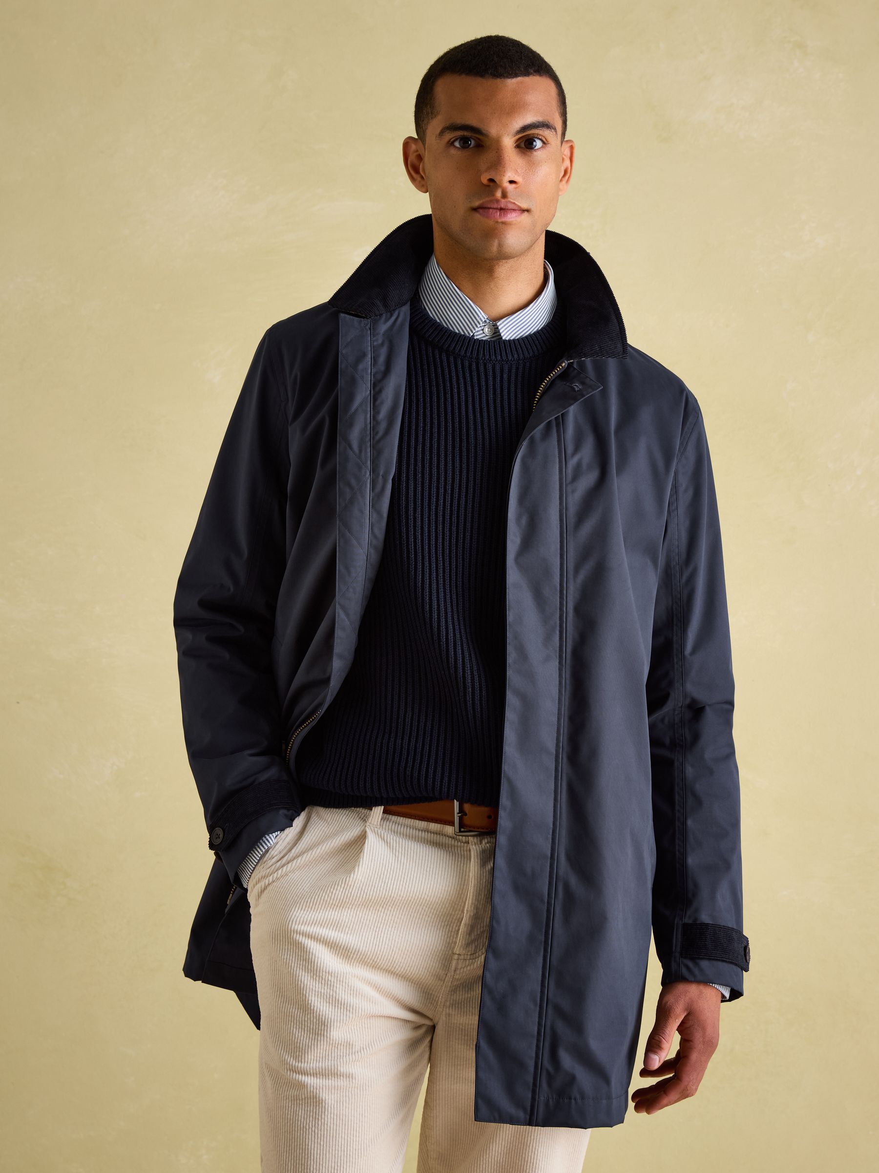 Sandford Navy Blue Waterproof Raincoat - Image 6 of 10