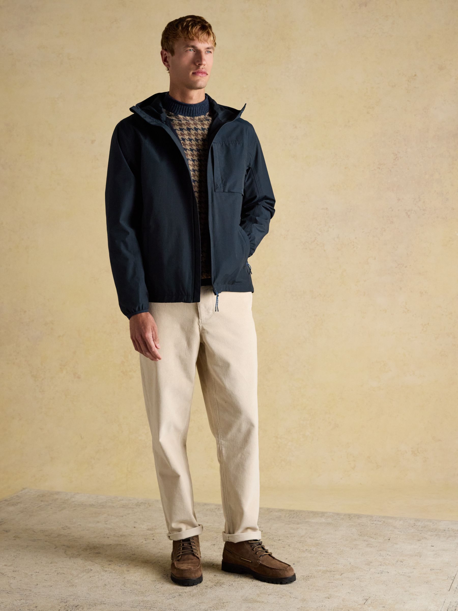 Ayston Navy Blue Lightweight Waterproof Coat - Image 10 of 10