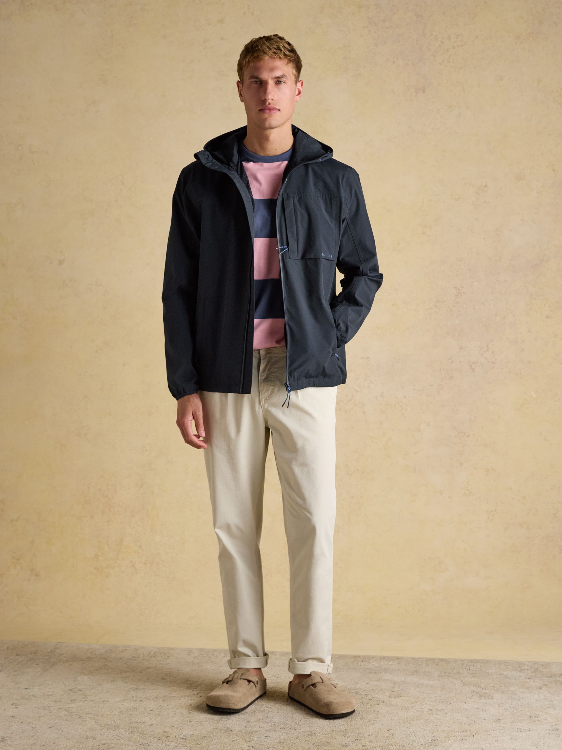 Ayston Navy Blue Lightweight Waterproof Coat - Image 8 of 8