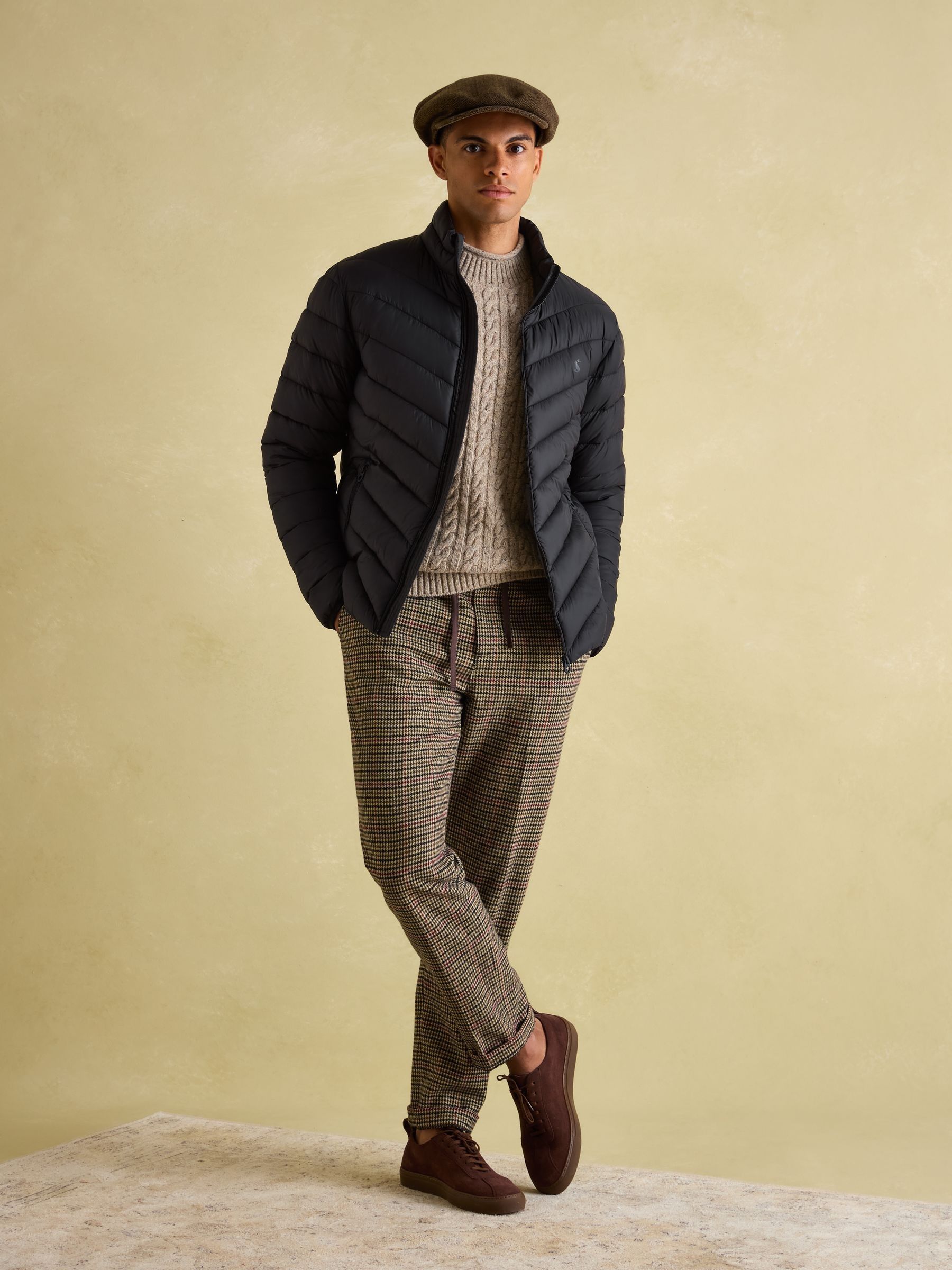 Garrett Black Showerproof Padded Jacket - Image 3 of 6