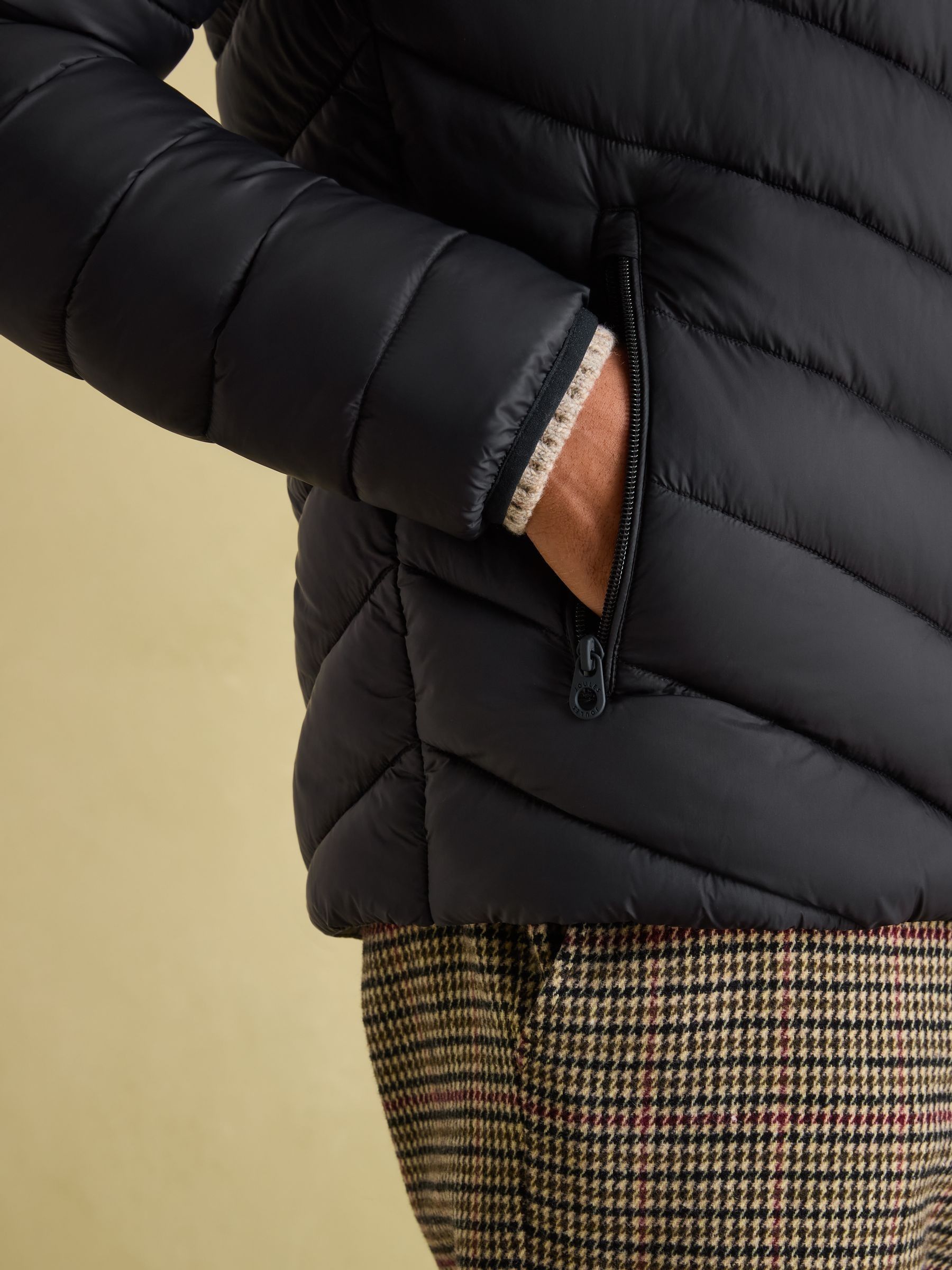 Garrett Black Showerproof Padded Jacket - Image 5 of 6
