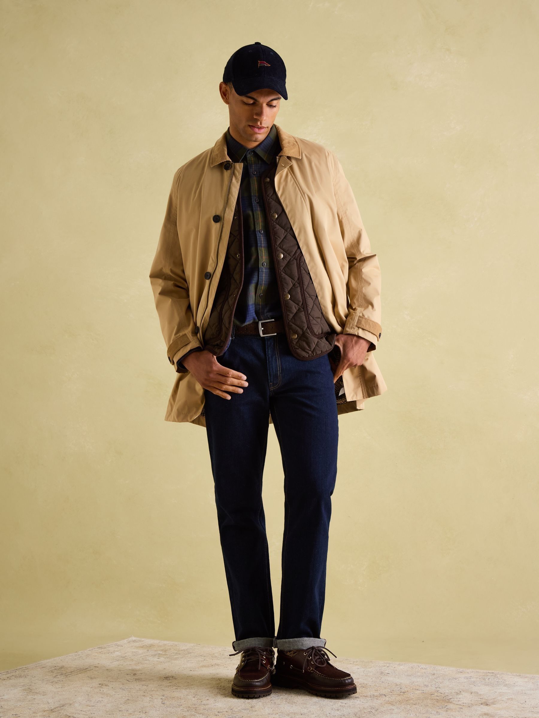 Sandford Tan Brown Waterproof Raincoat - Image 5 of 8
