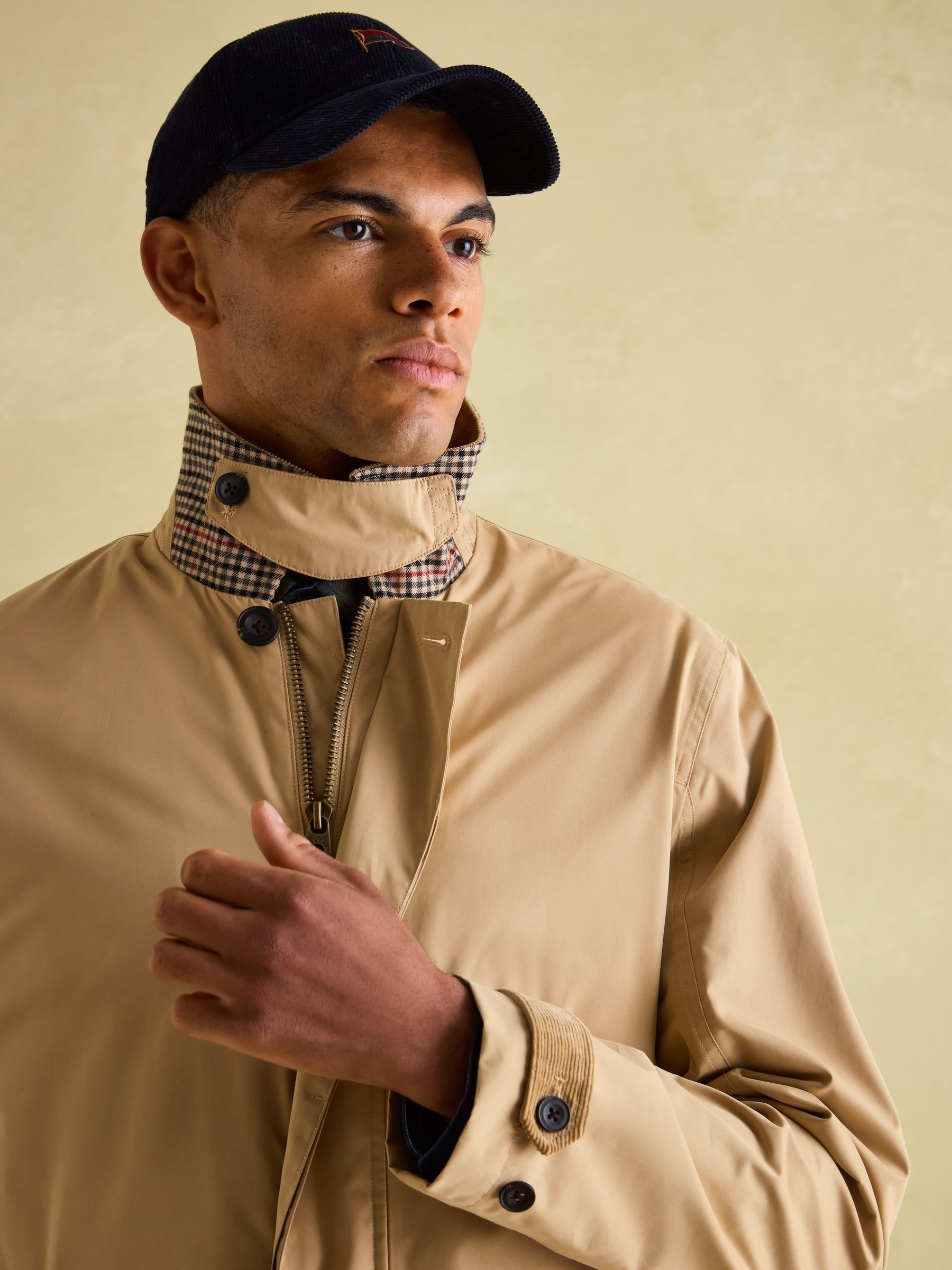 Sandford Tan Brown Waterproof Raincoat - Image 6 of 8
