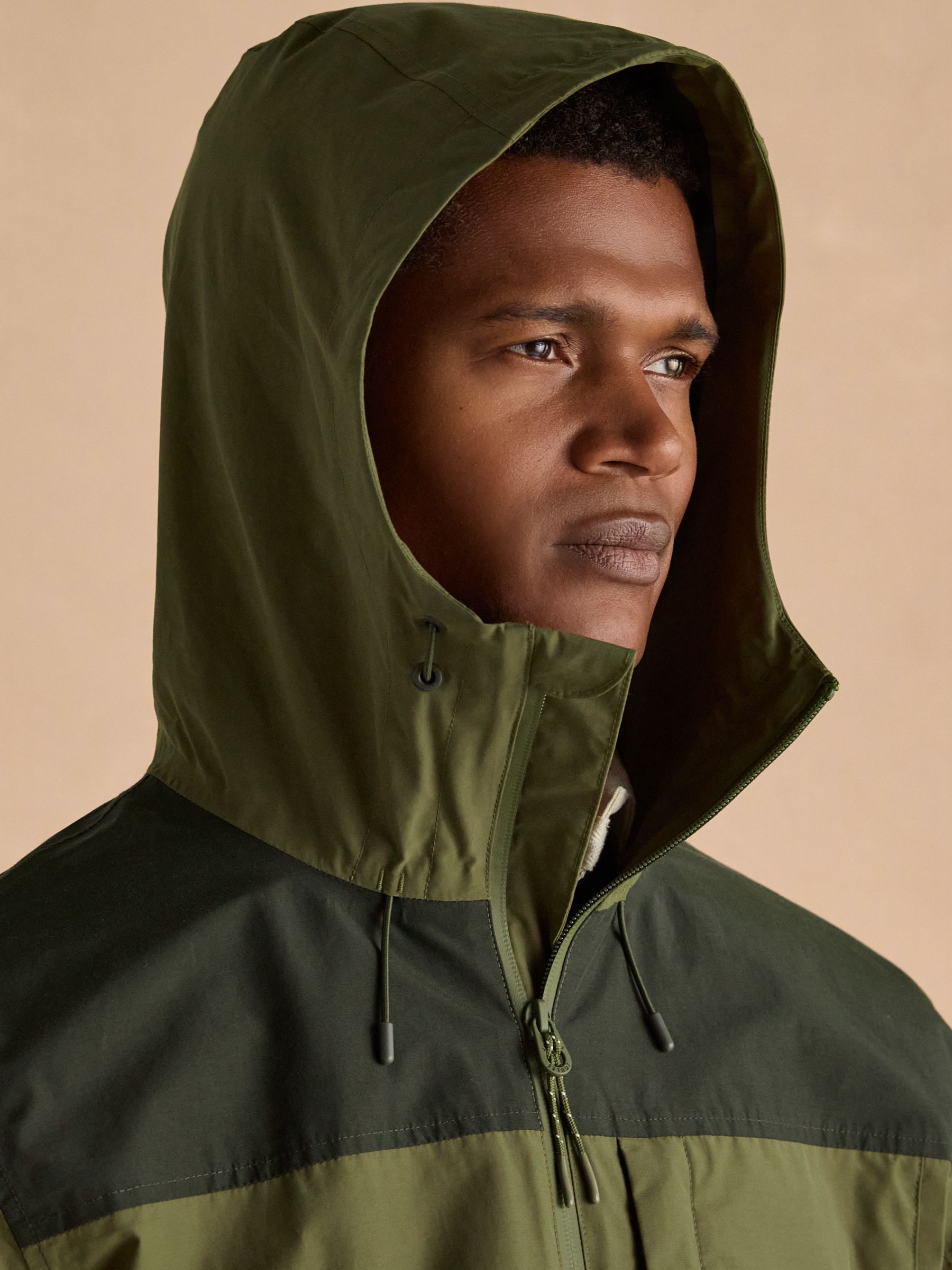 Ayston Green Lightweight Waterproof Coat - Image 10 of 12