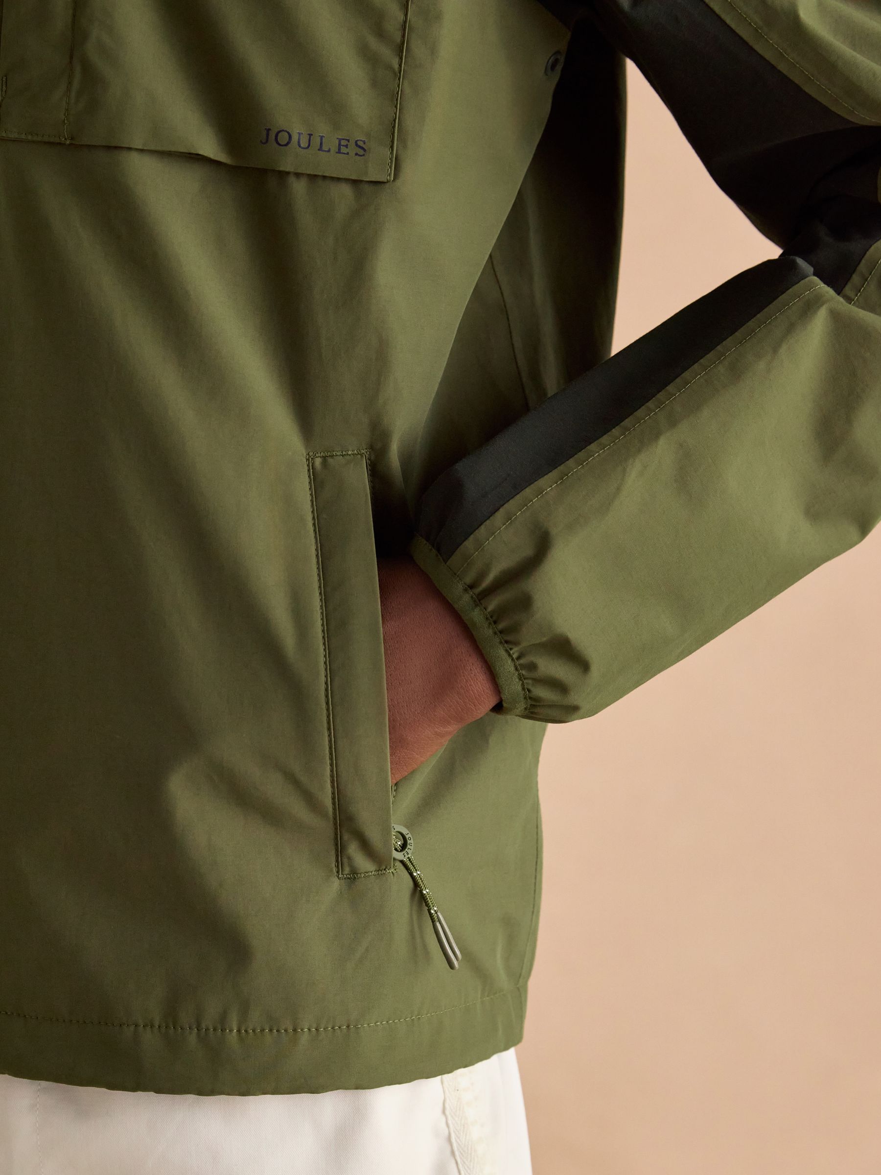 Ayston Green Lightweight Waterproof Coat - Image 7 of 8