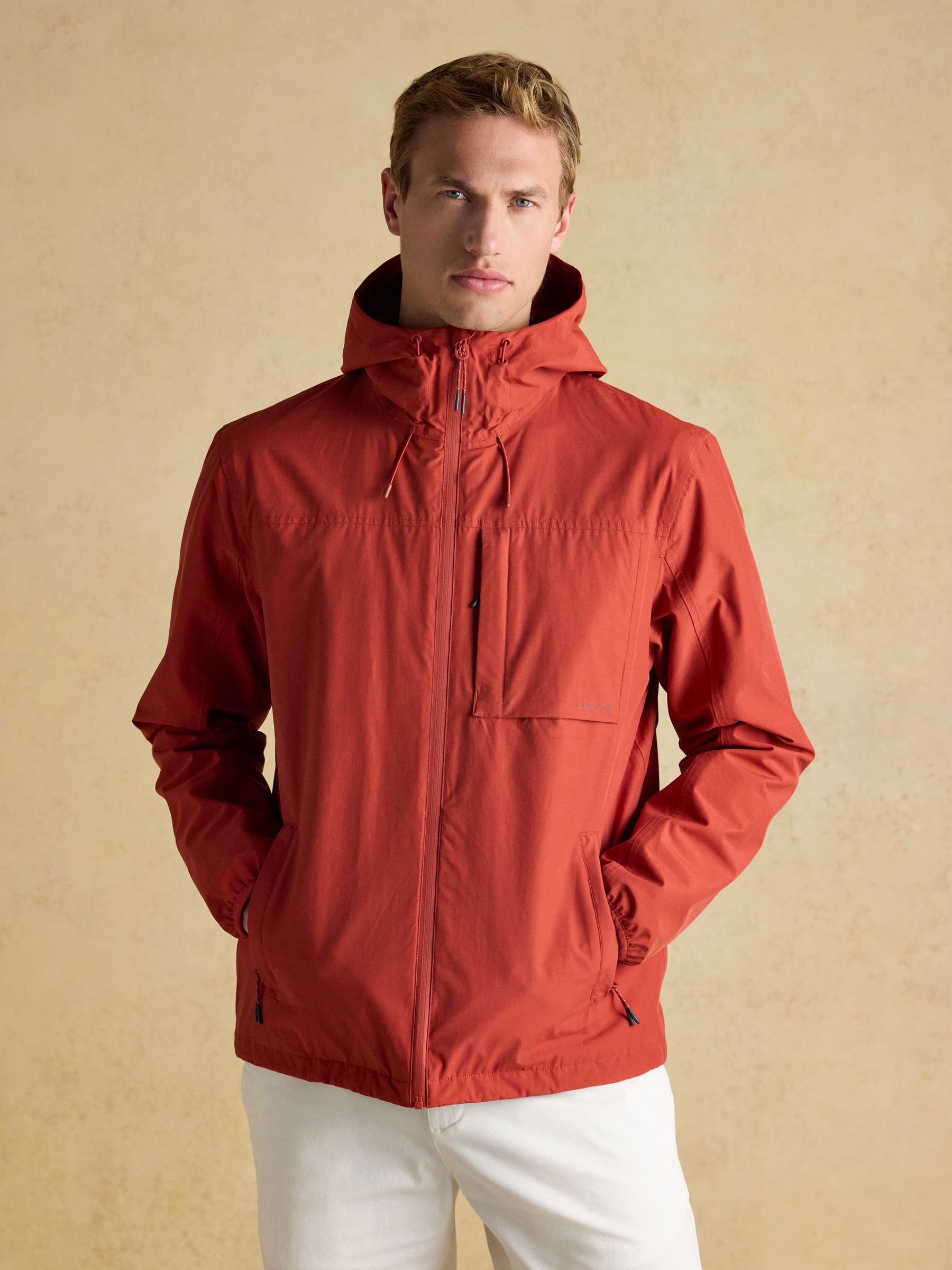 Ayston Orange Lightweight Waterproof Coat - Image 1 of 8