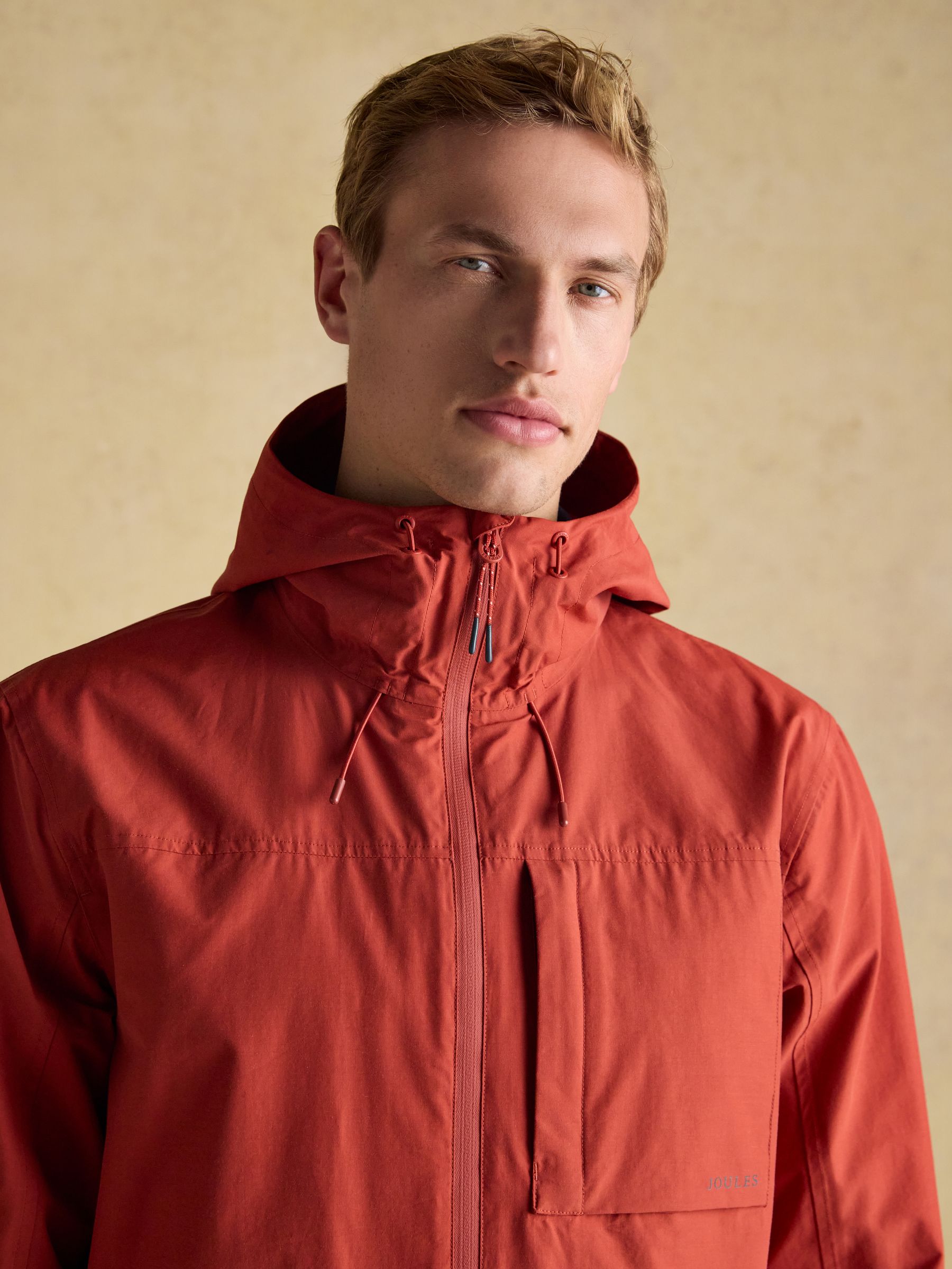 Ayston Orange Lightweight Waterproof Coat - Image 4 of 8
