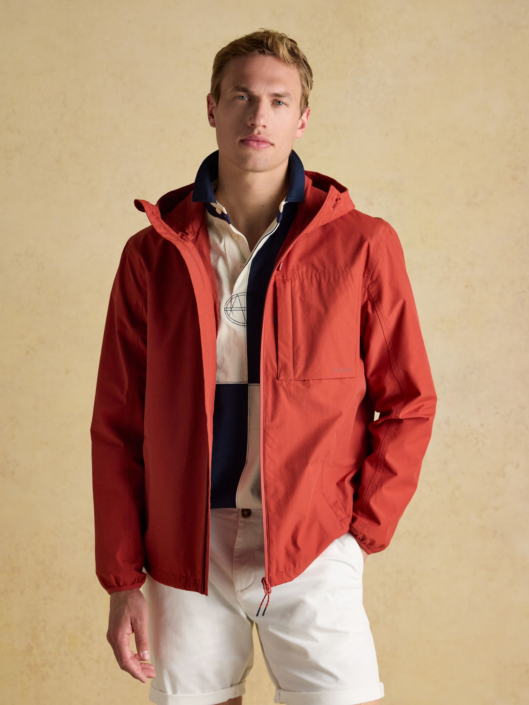 Ayston Orange Lightweight Waterproof Coat - Image 5 of 8