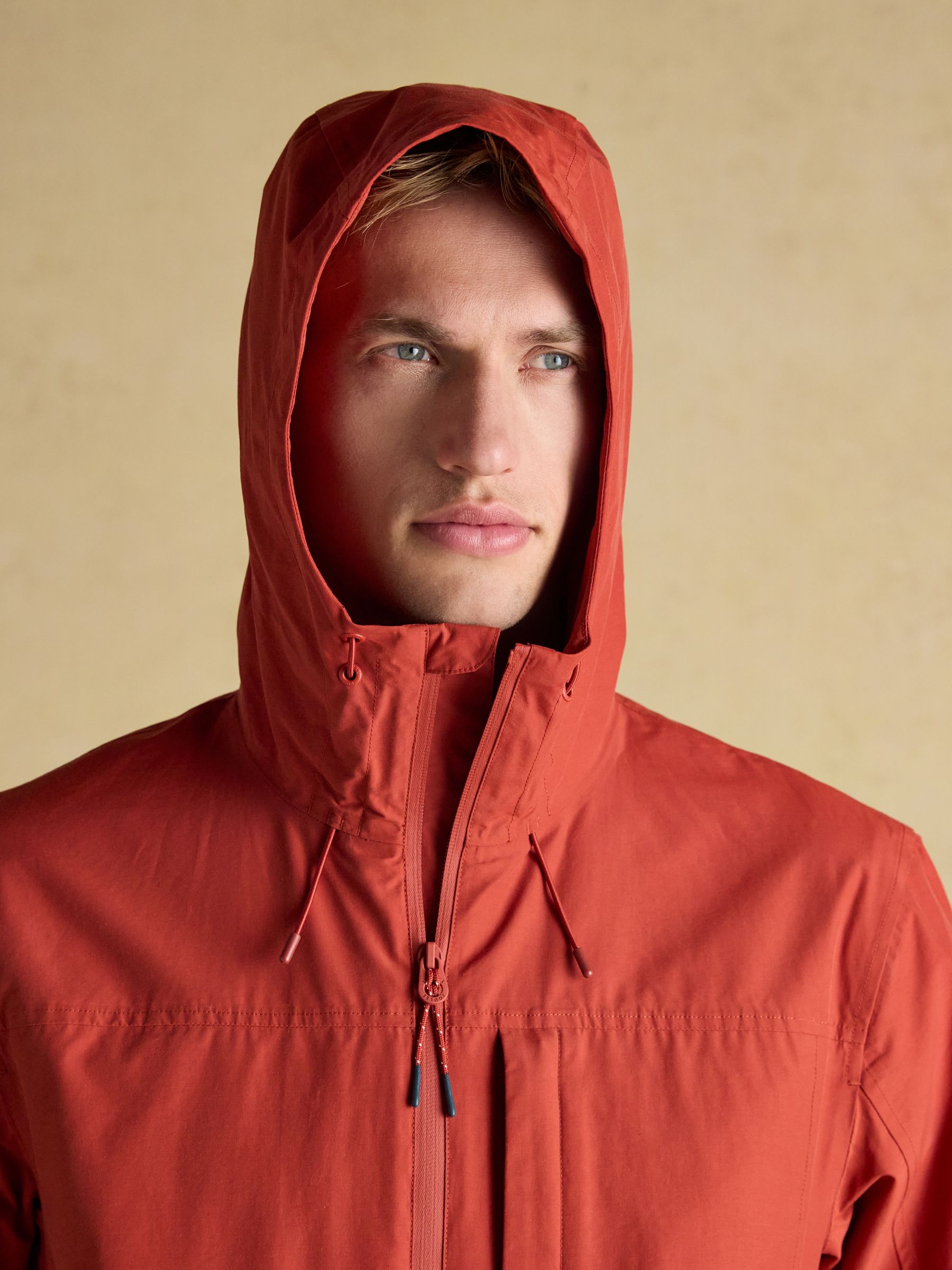 Ayston Orange Lightweight Waterproof Coat - Image 6 of 8