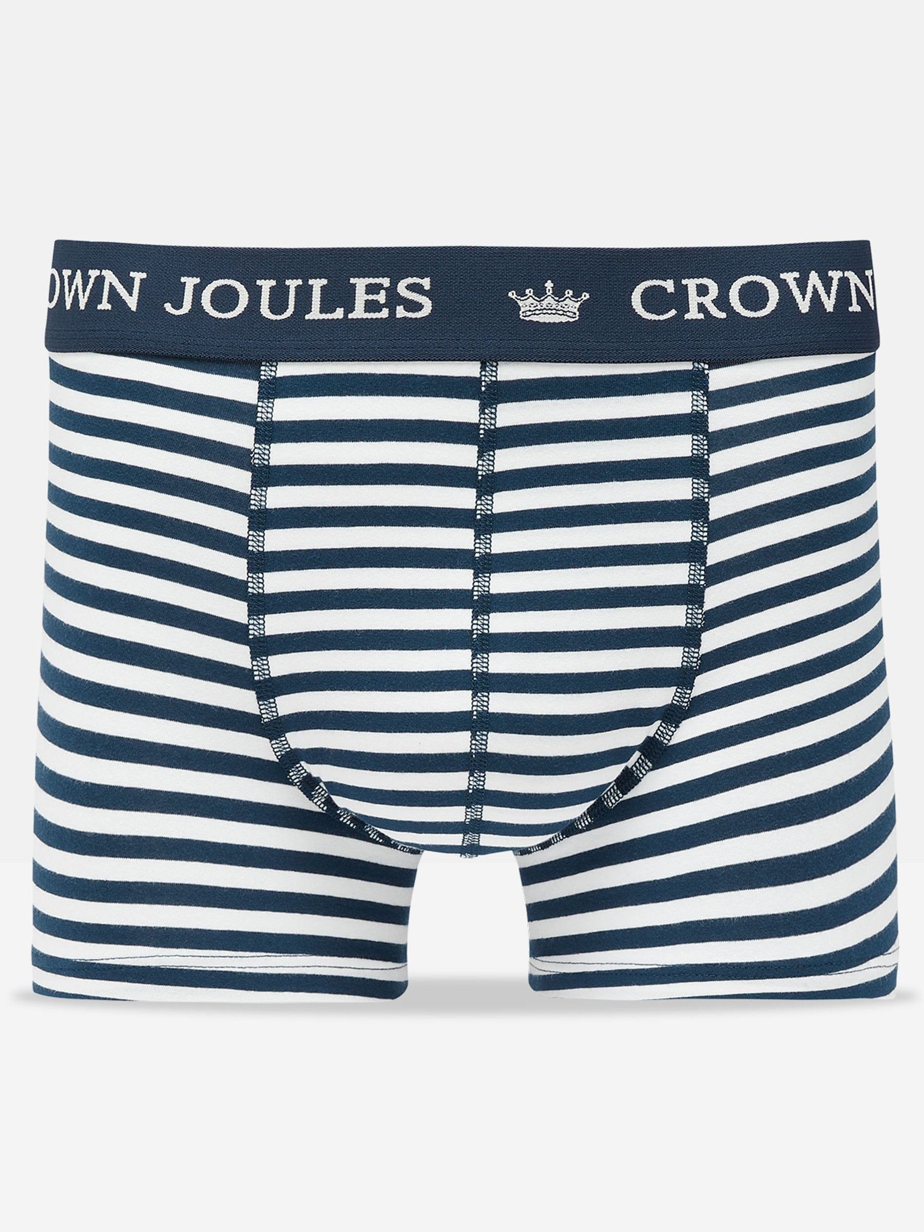 Crown Joules Navy & White Hare Pack of Two Cotton Boxers - Image 3 of 3 Crown Joules Navy & White Hare Pack of Two Cotton Boxers - Image 3 of 3