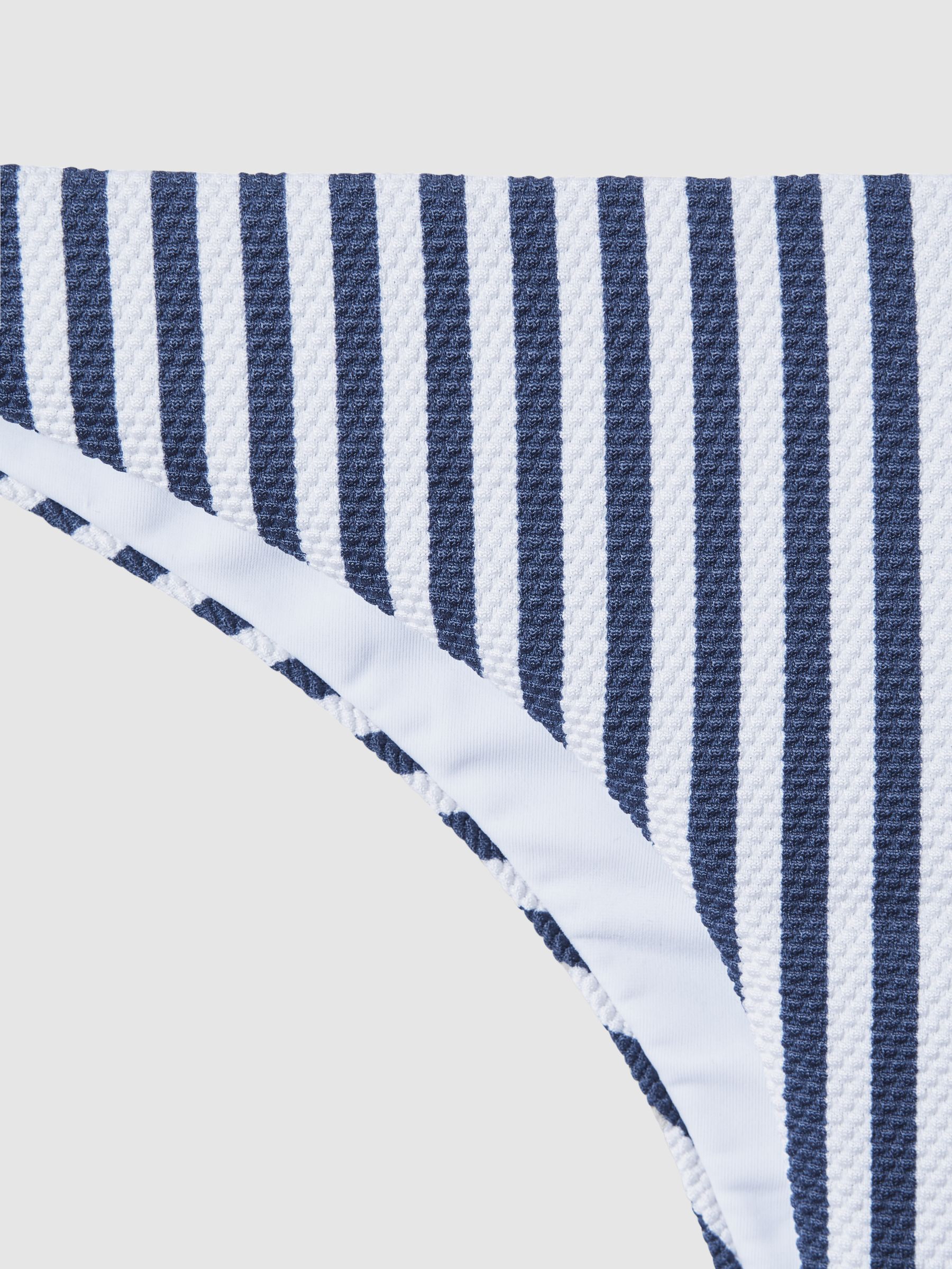 FELLA Low Rise Bikini Bottoms in Blue Stripe - Image 5 of 5