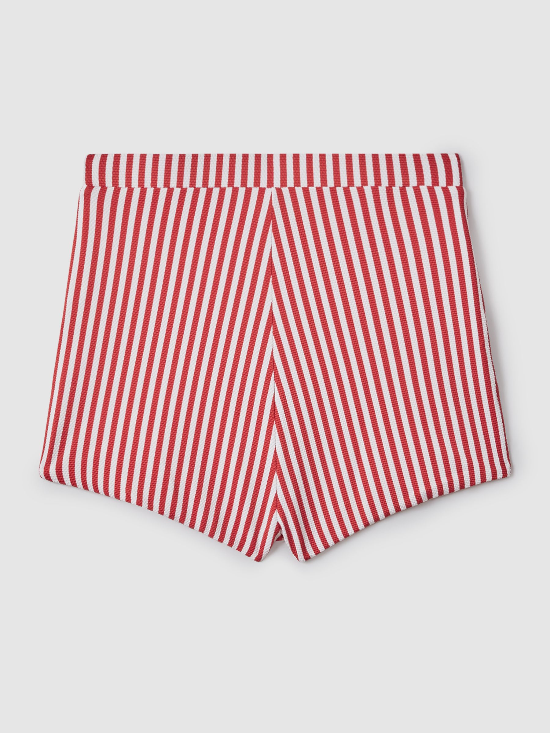 FELLA High Rise Swim Shorts in Red Stripe - Image 2 of 5