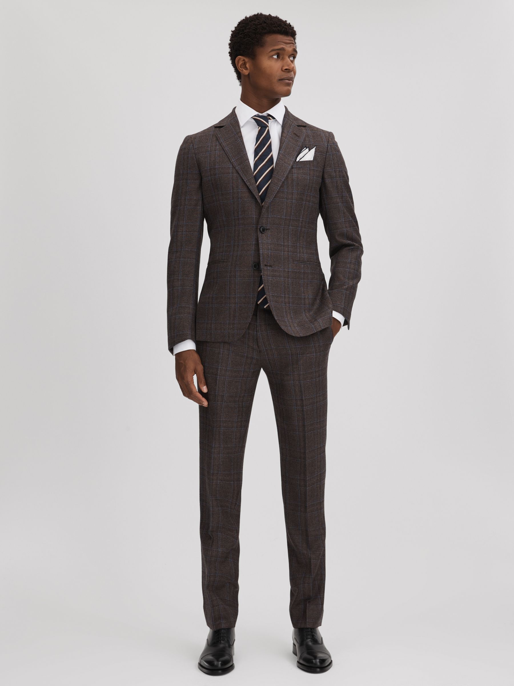 Oscar Jacobson Leather Oxford Shoes in Black - Image 2 of 5