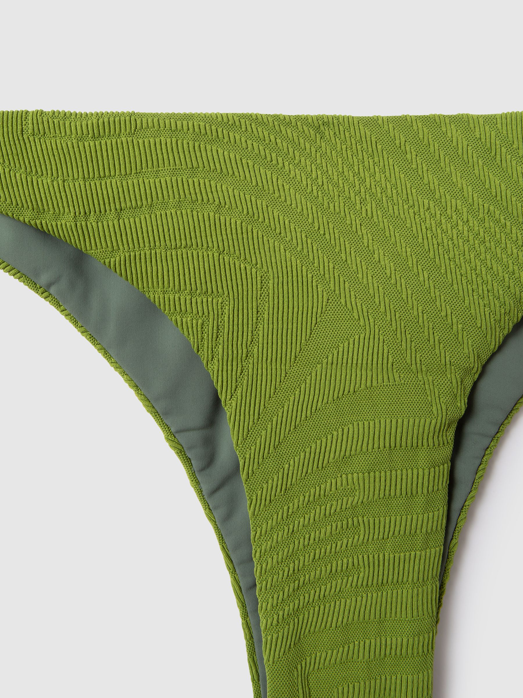 FELLA Low Rise Bikini Bottoms in Fern Green - Image 4 of 4