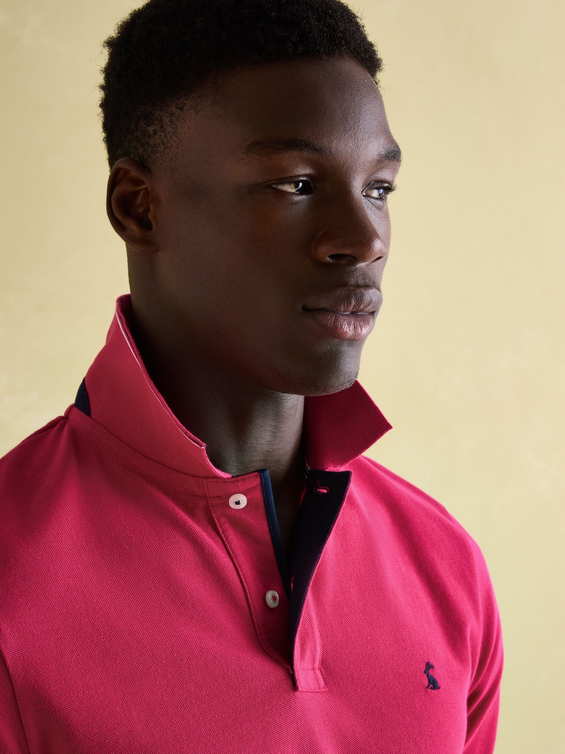 Woody Bright Pink Cotton Pique Polo Shirt - Image 3 of 7