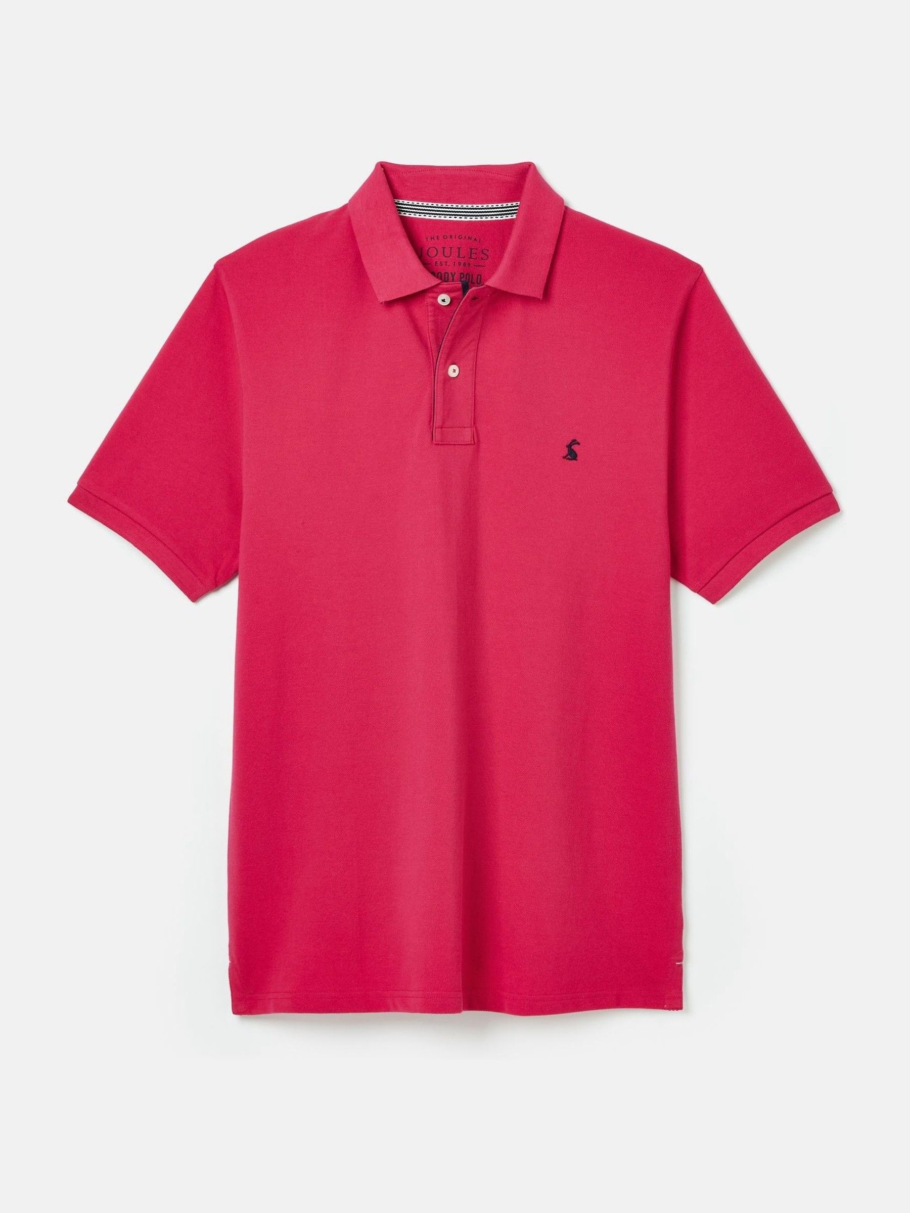 Woody Bright Pink Cotton Pique Polo Shirt - Image 7 of 7