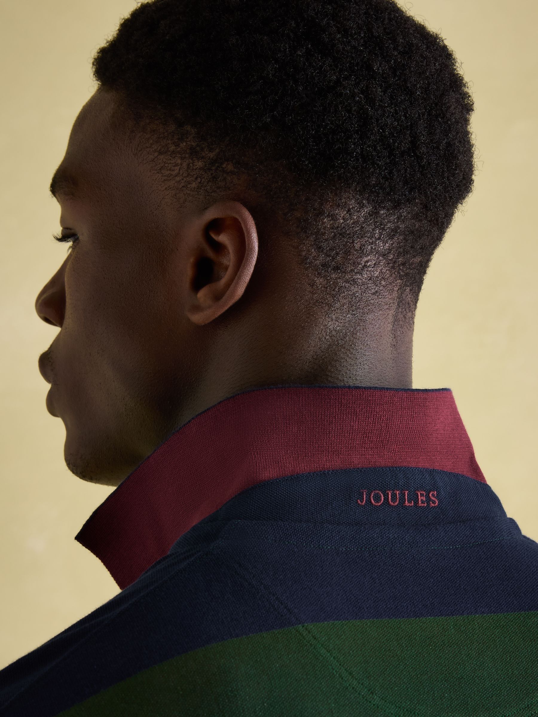 Woody Green & Navy Cotton Pique Polo Shirt - Image 5 of 6