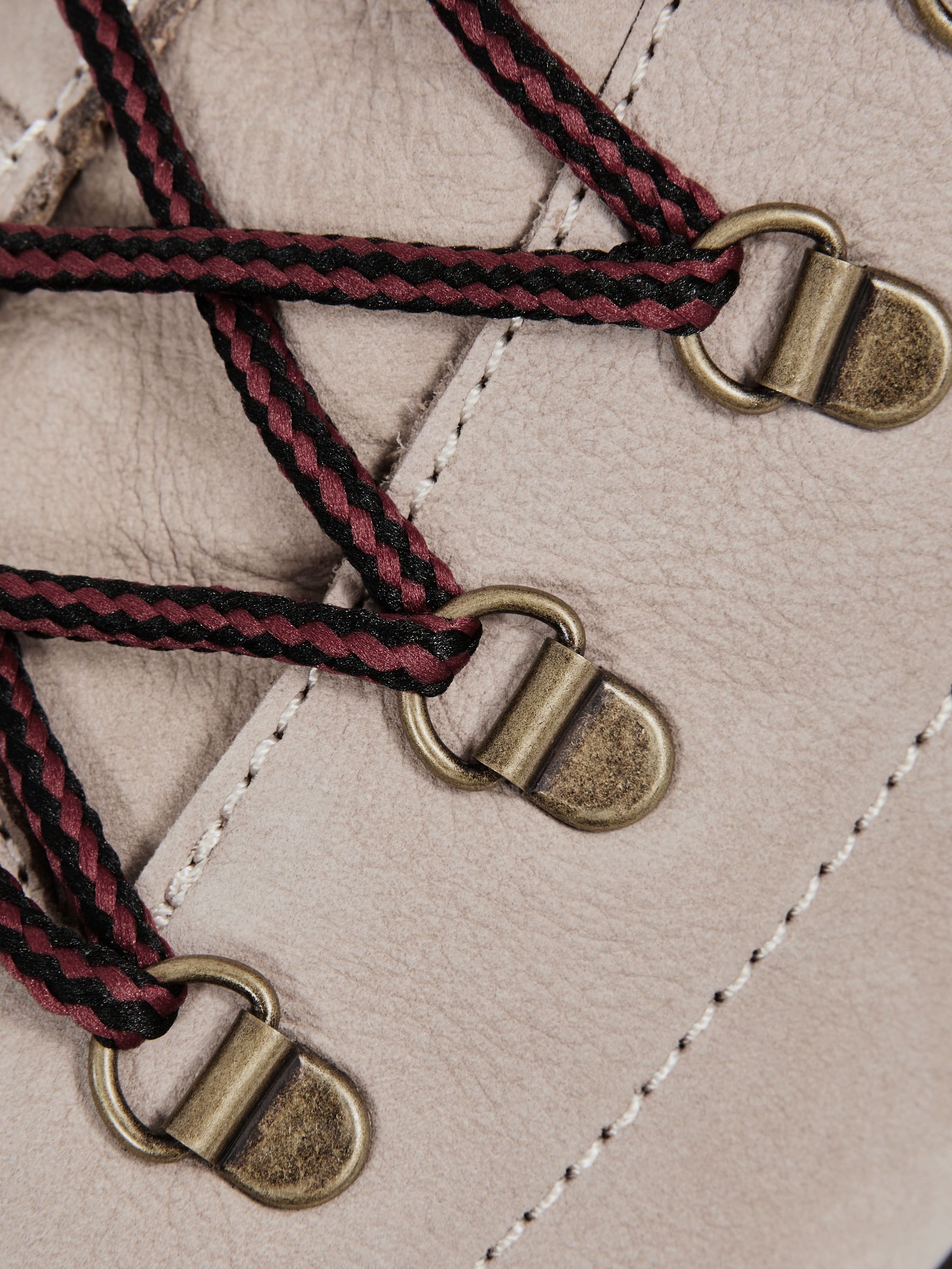 Leather Hiking Boots in Stone - Image 5 of 6