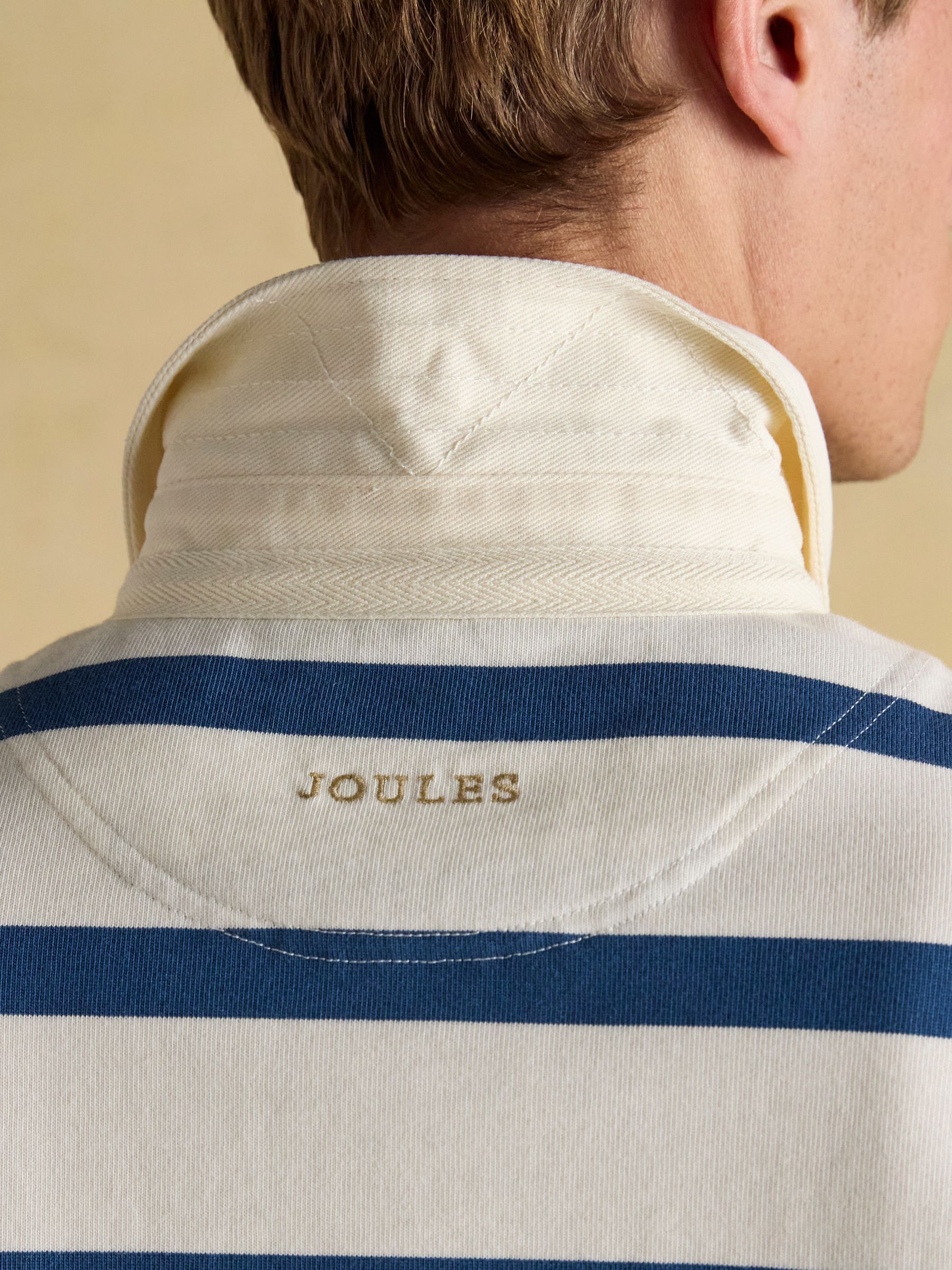 Rugby Club Cream & Blue Shirt - Image 10 of 11