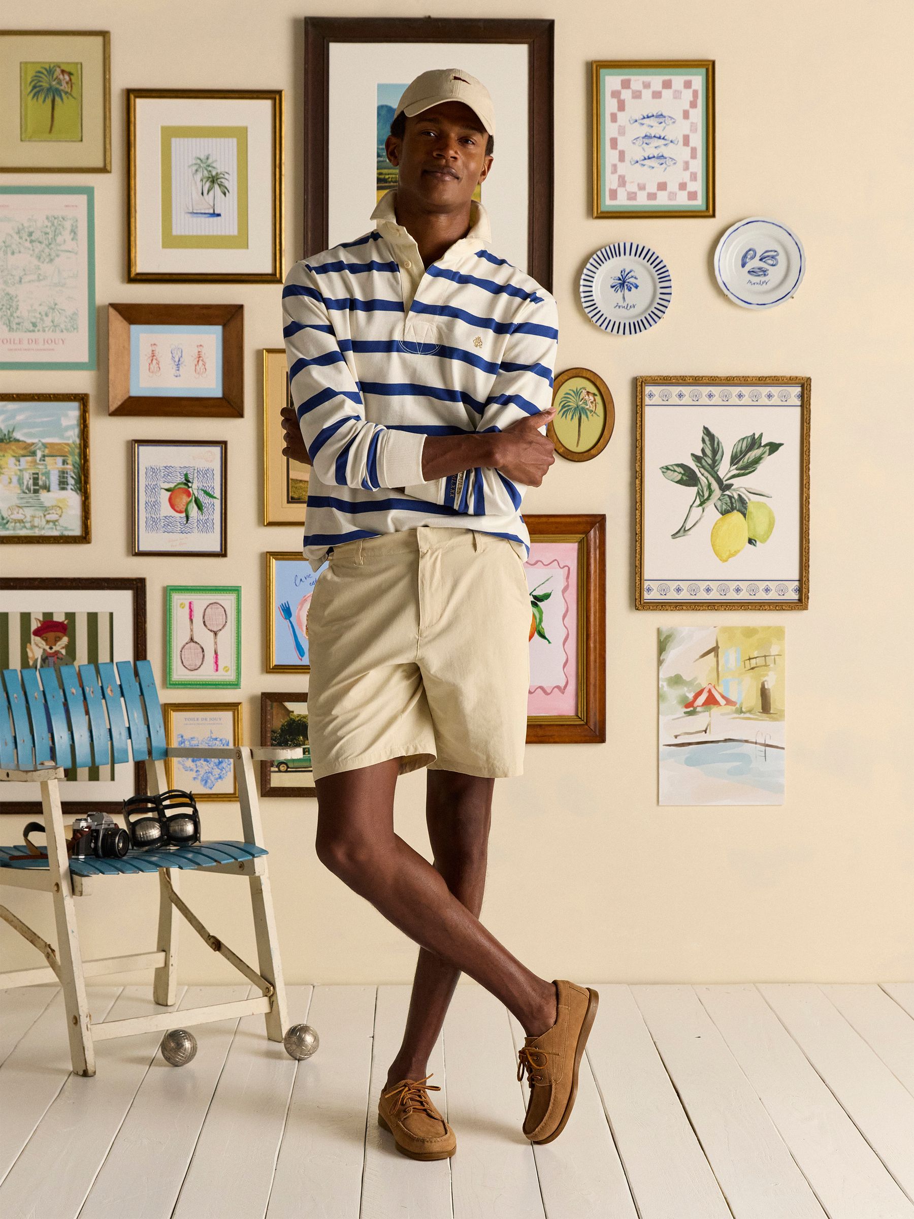 Rugby Club Cream & Blue Shirt - Image 5 of 11