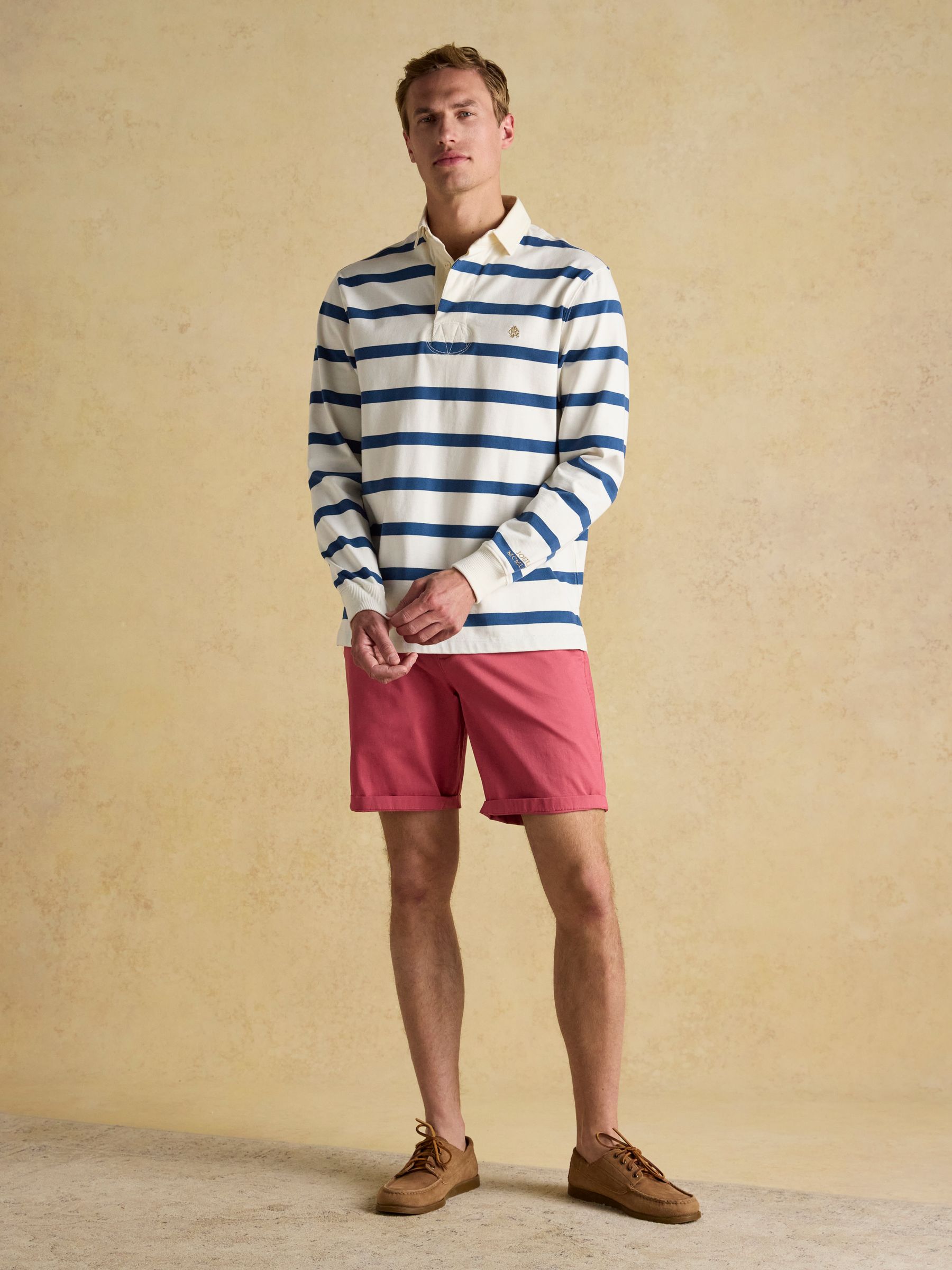 Rugby Club Cream & Blue Shirt - Image 8 of 11