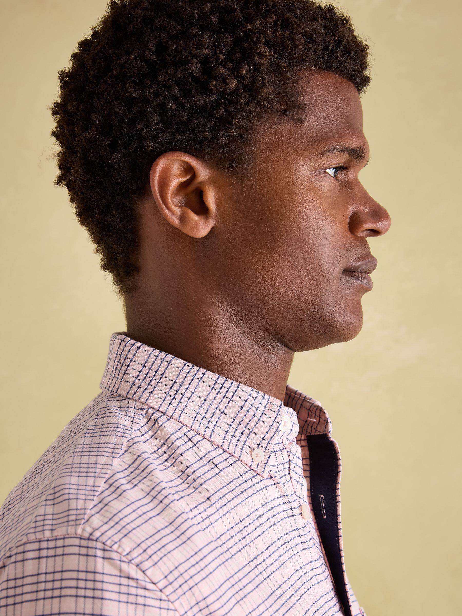 Oxford Pink & Blue Long Sleeve Classic Fit Shirt - Image 5 of 10