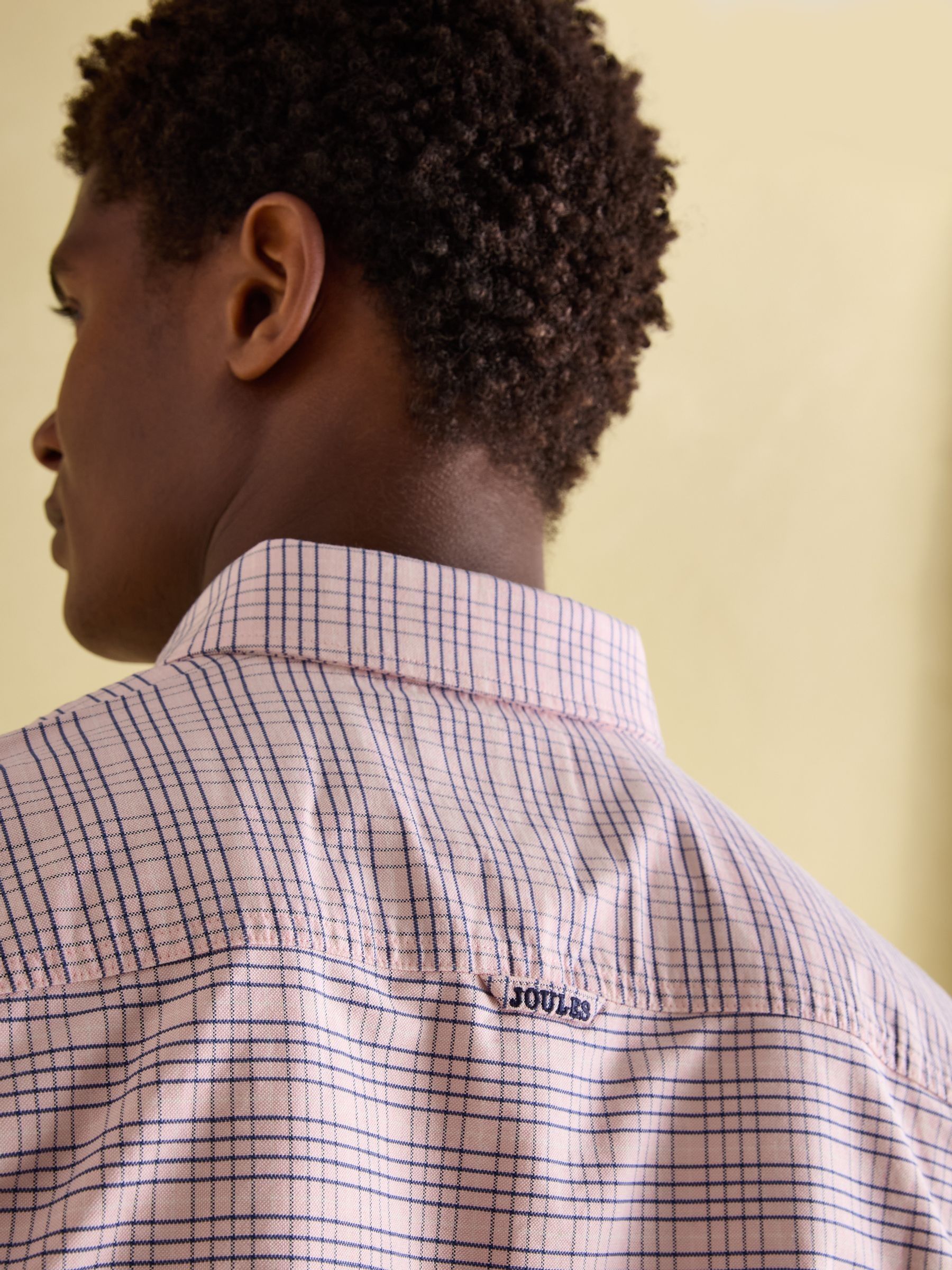 Oxford Pink & Blue Long Sleeve Classic Fit Shirt - Image 6 of 10