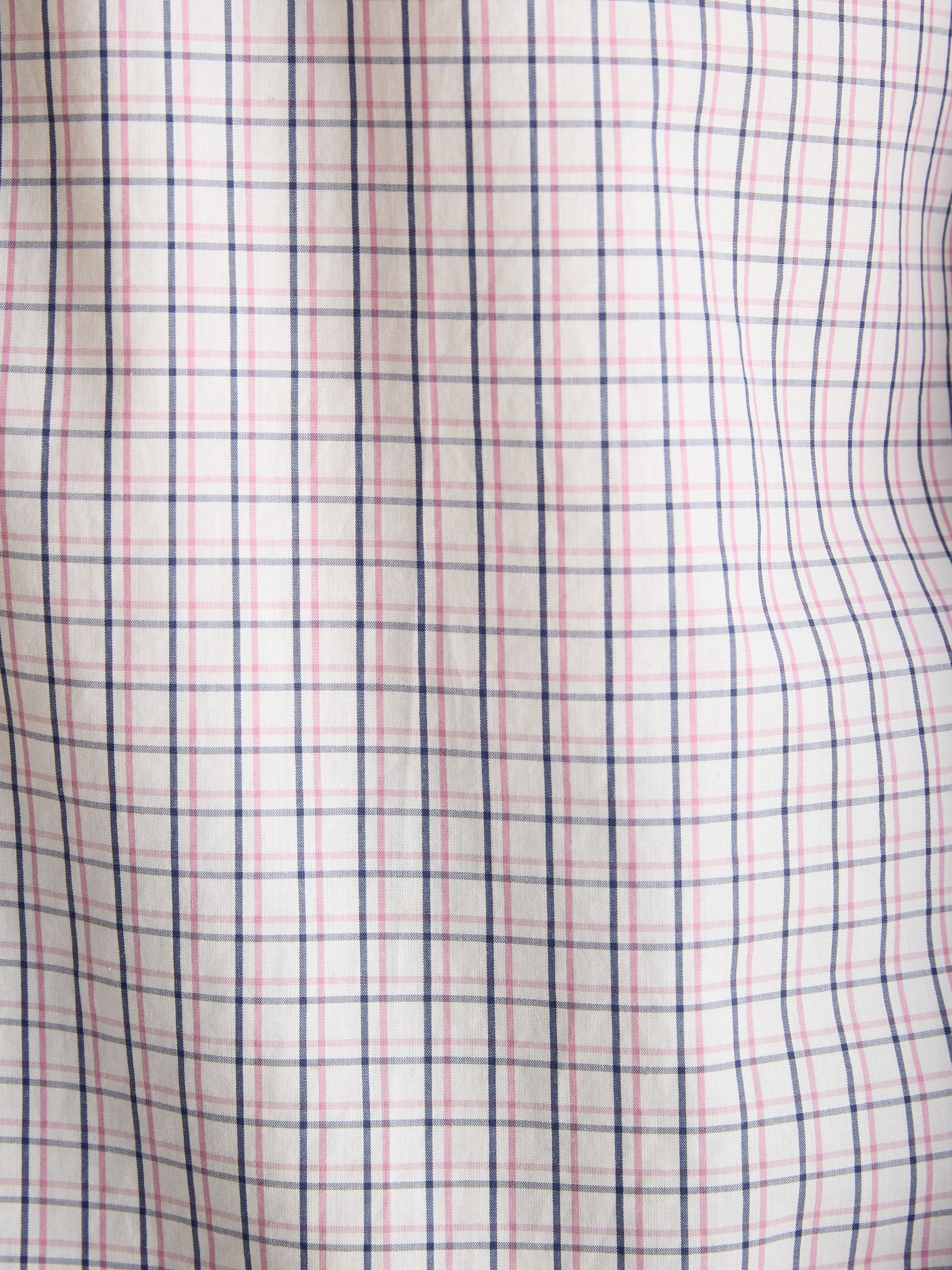 Pink Check Cotton Shirt - Image 3 of 8