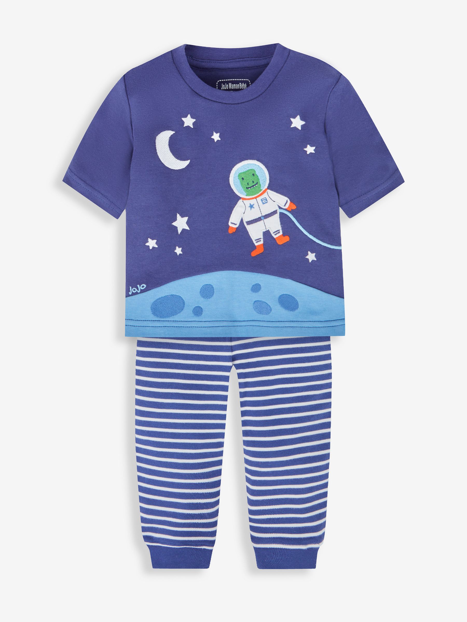 Navy Boys' 2-Pack Dinosaur Jersey Pyjamas - Image 2 of 11