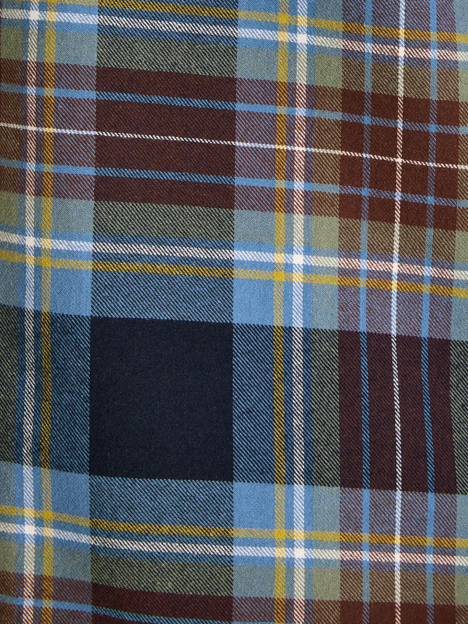 Buchanan Blue Soft Brushed Cotton Check Shirt - Image 3 of 8