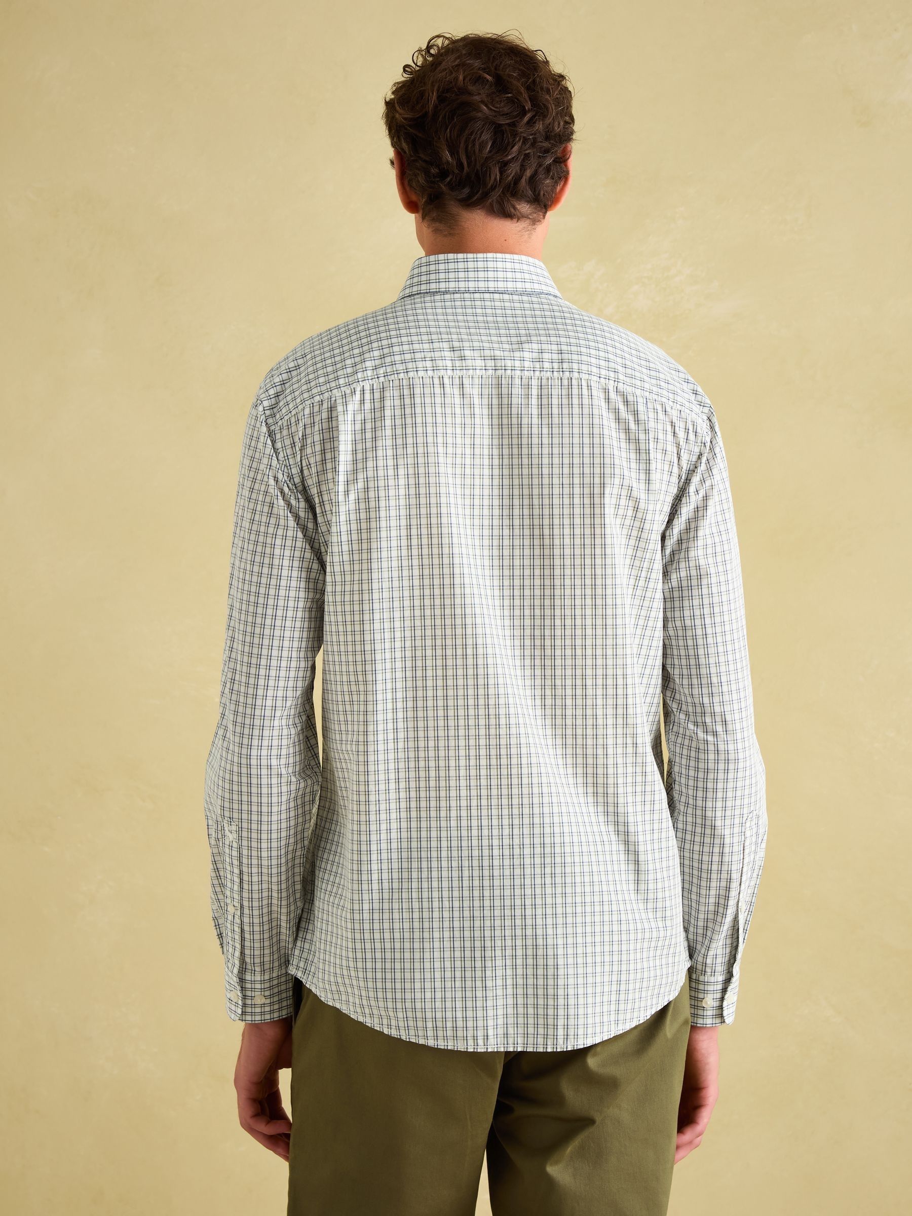 Green Check Cotton Shirt - Image 3 of 9