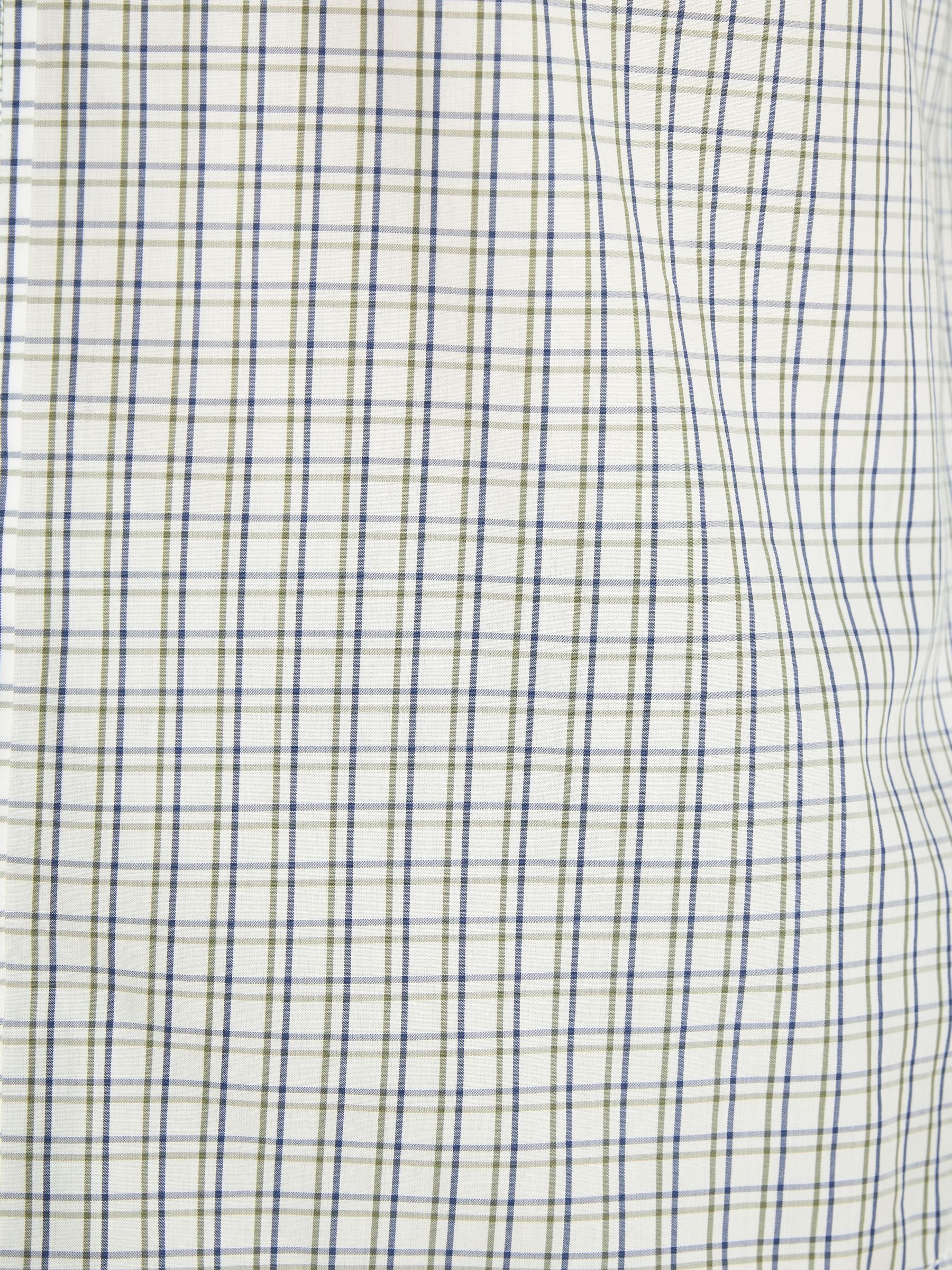 Green Check Cotton Shirt - Image 7 of 9
