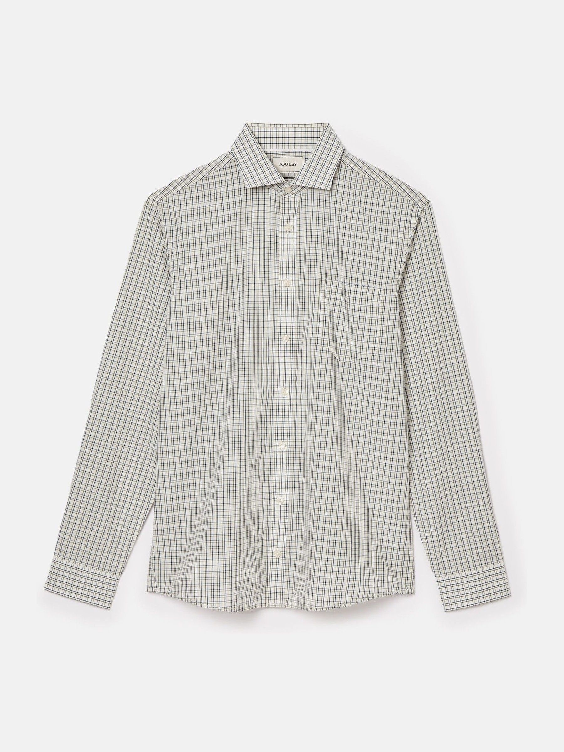 Green Check Cotton Shirt - Image 8 of 9