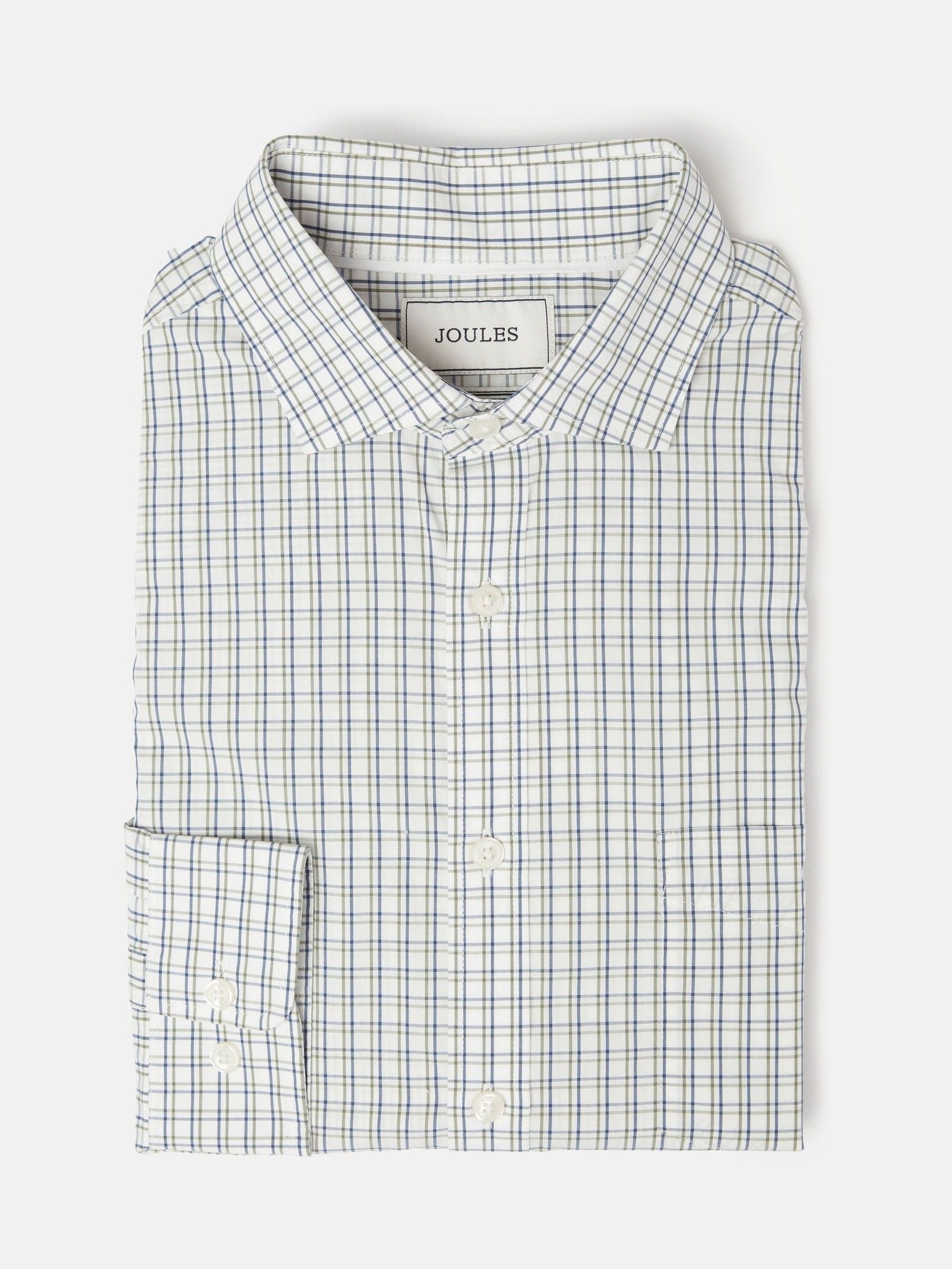 Green Check Cotton Shirt - Image 9 of 9