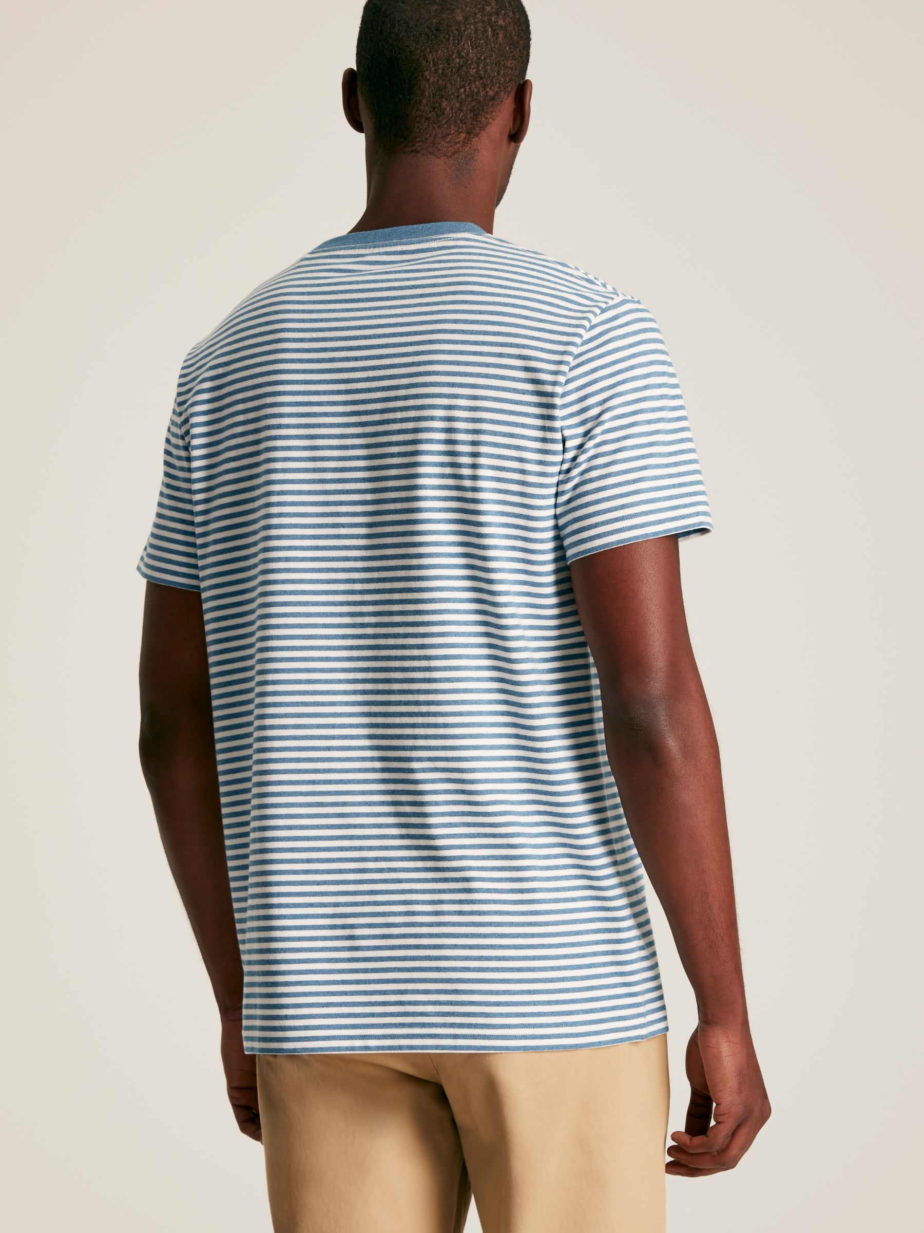 Boathouse Blue Stripe Jersey Crew Neck T-Shirt - Image 2 of 7