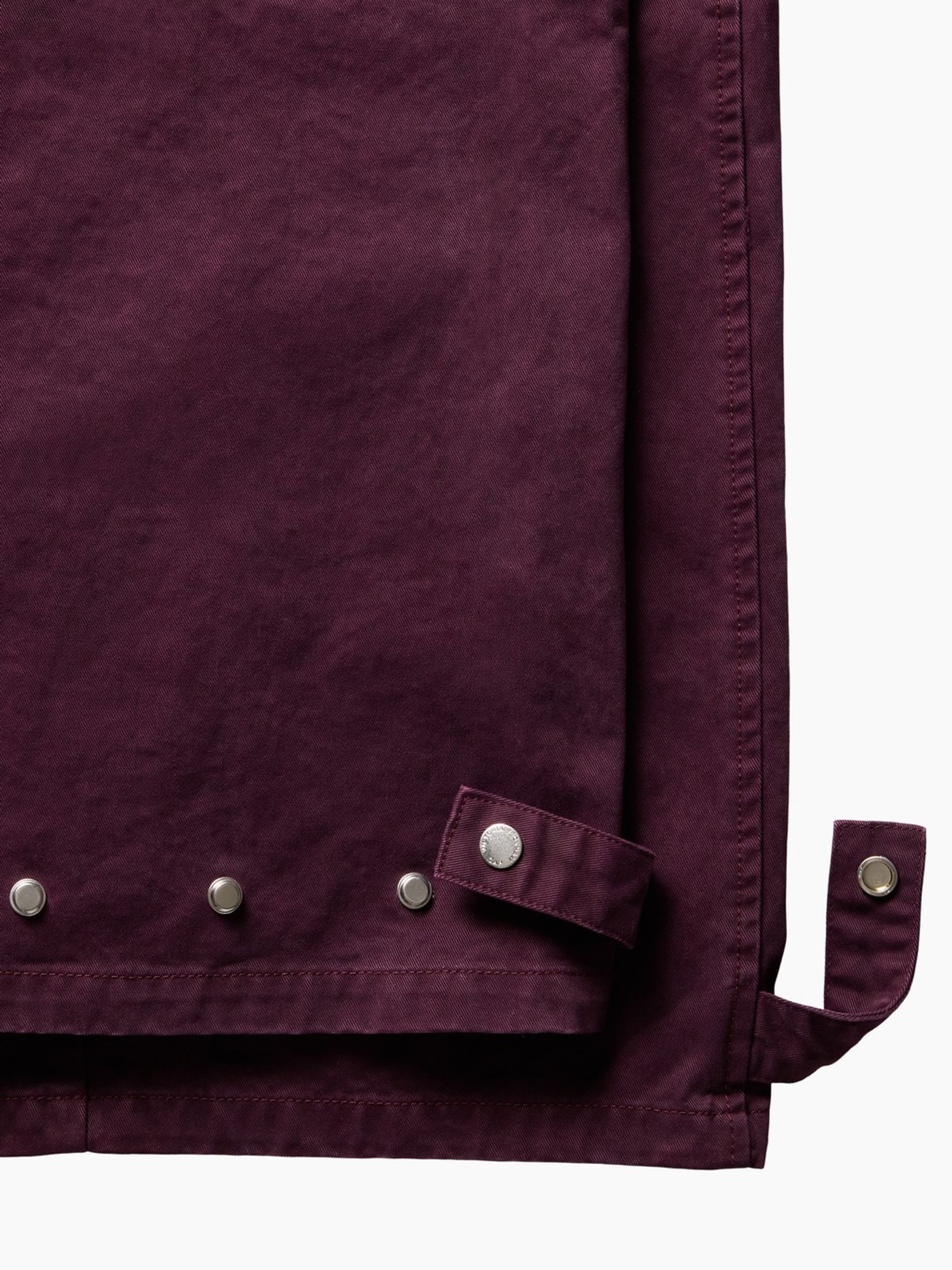 Gap x Victoria Beckham Burgundy Red High Waisted Utility Trousers - Image 8 of 9
