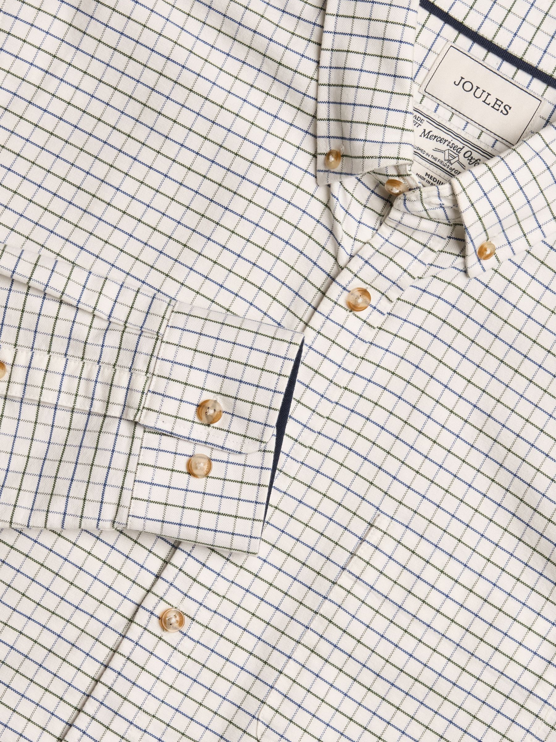 Oxford Green Check Long Sleeve Classic Fit Shirt - Image 1 of 11
