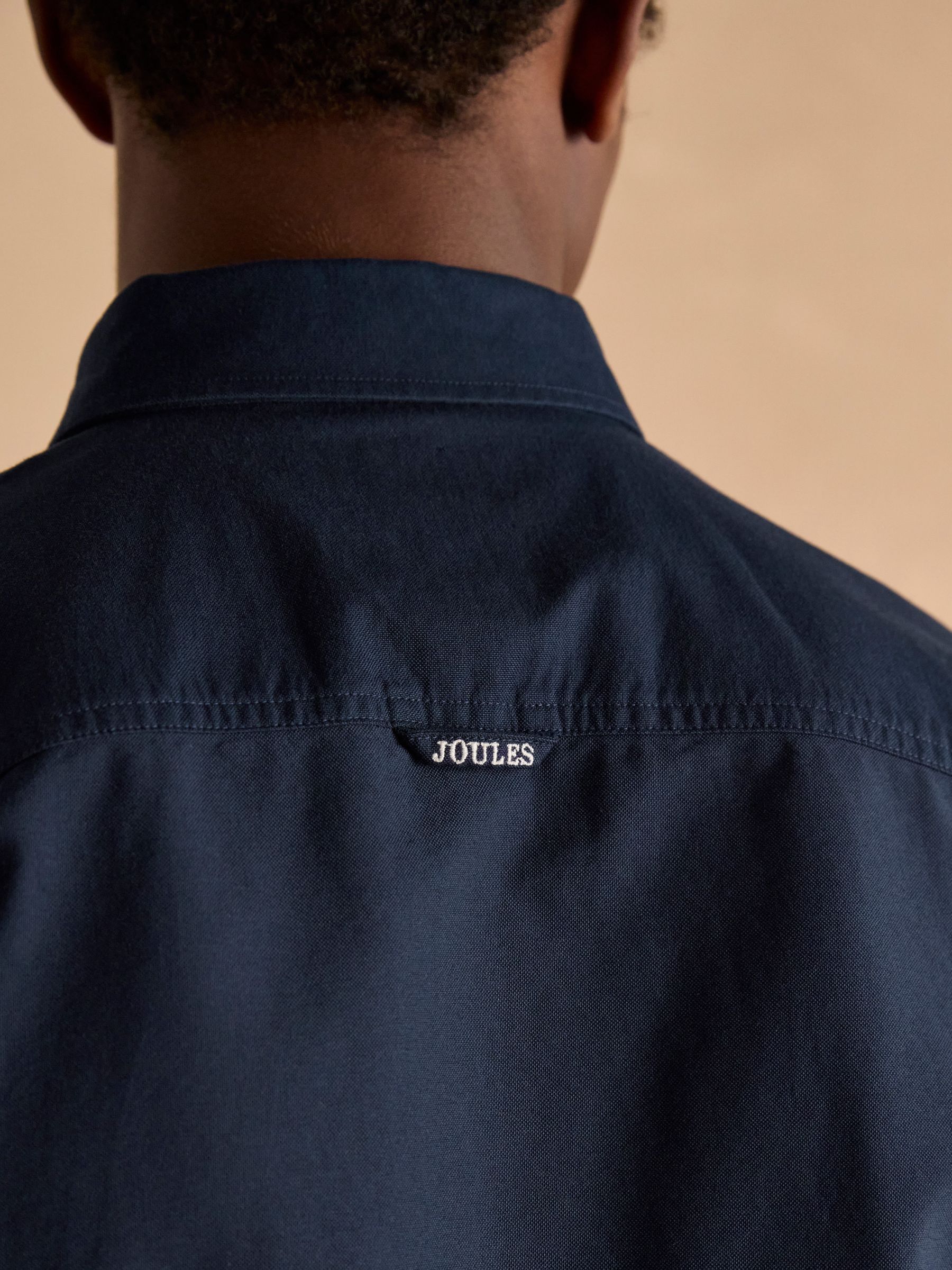 Oxford Navy Blue Long Sleeve Classic Fit Shirt - Image 7 of 9