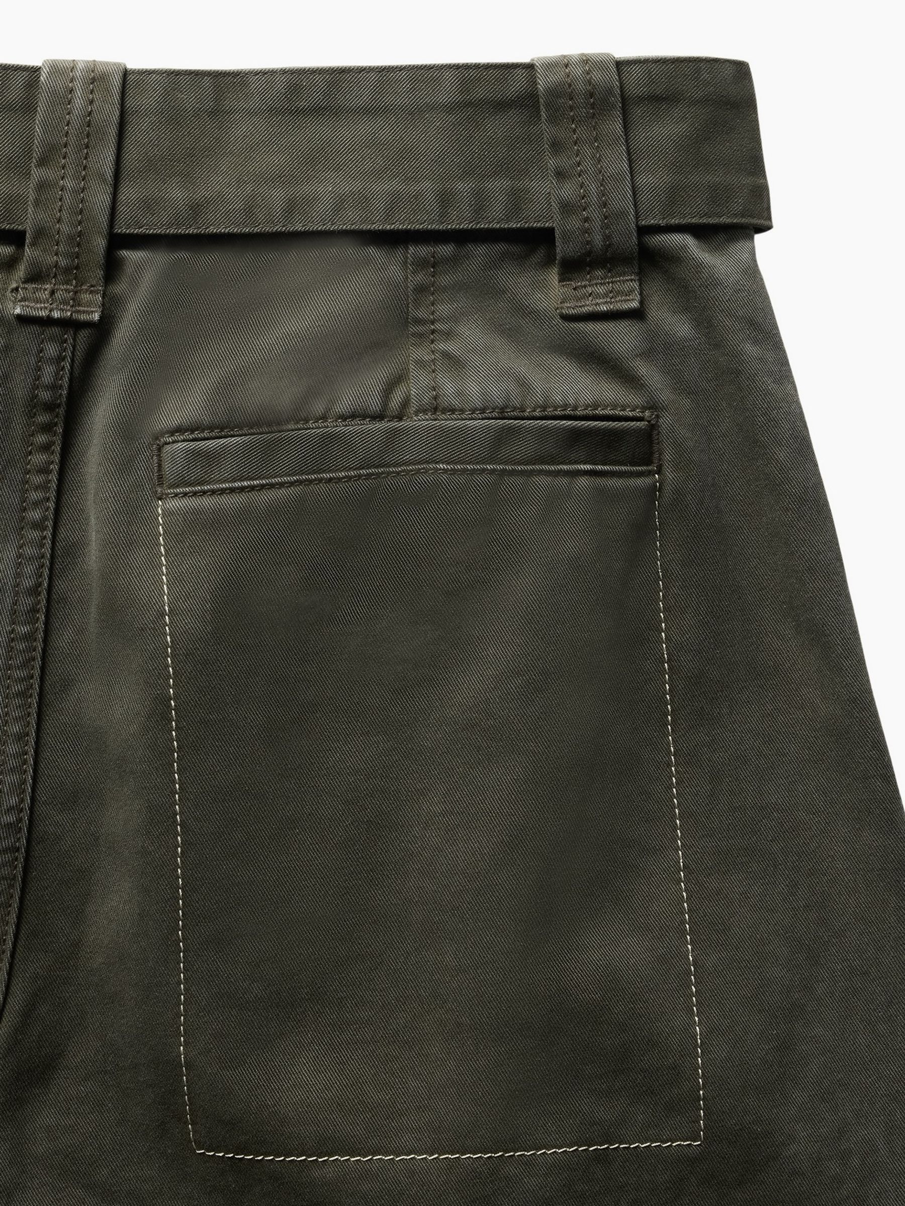 Gap x Victoria Beckham Green High Waisted Utility Trousers - Image 7 of 9