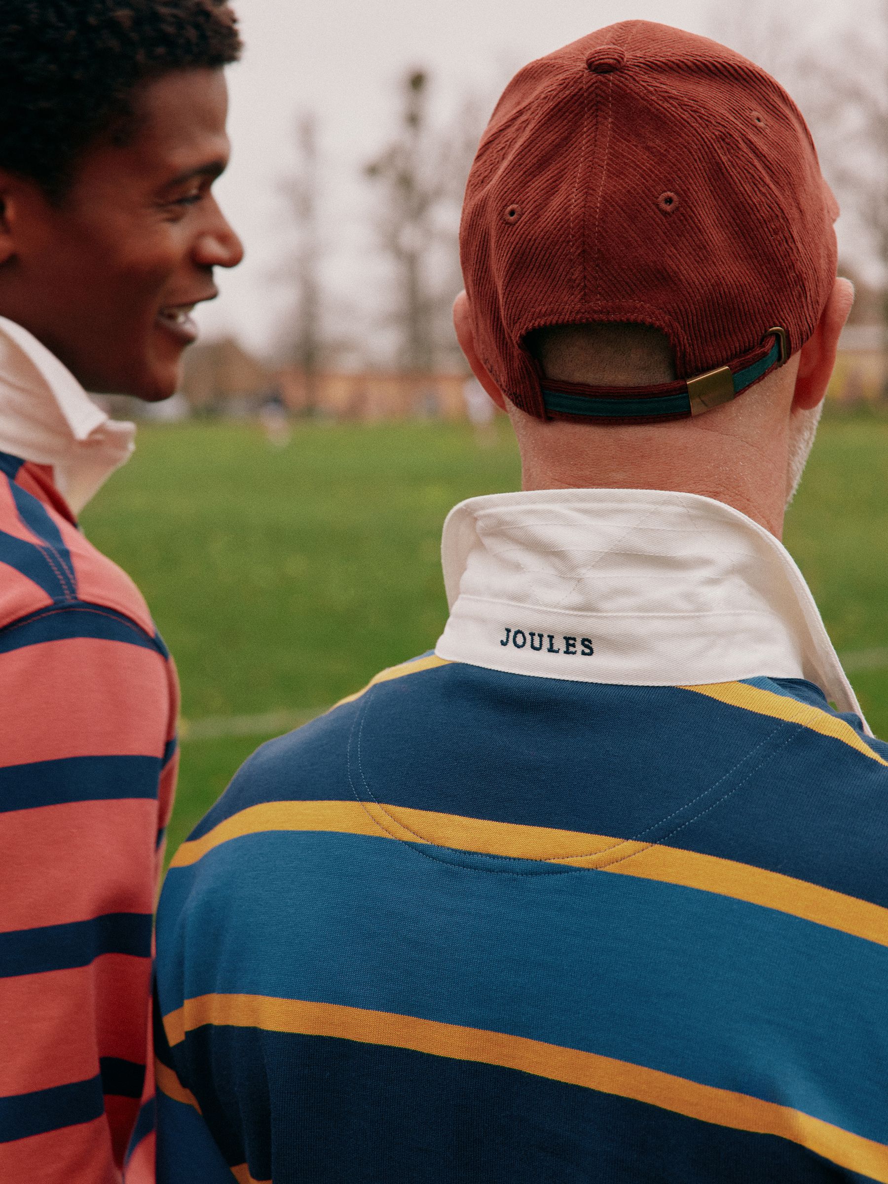 Onside Navy/Yellow Striped Rugby Shirt - Image 8 of 9
